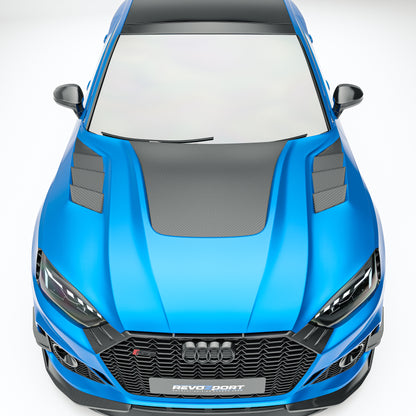 Audi RS5 B9.5 Facelift Sportback Carbon Fiber Hood - Revozport