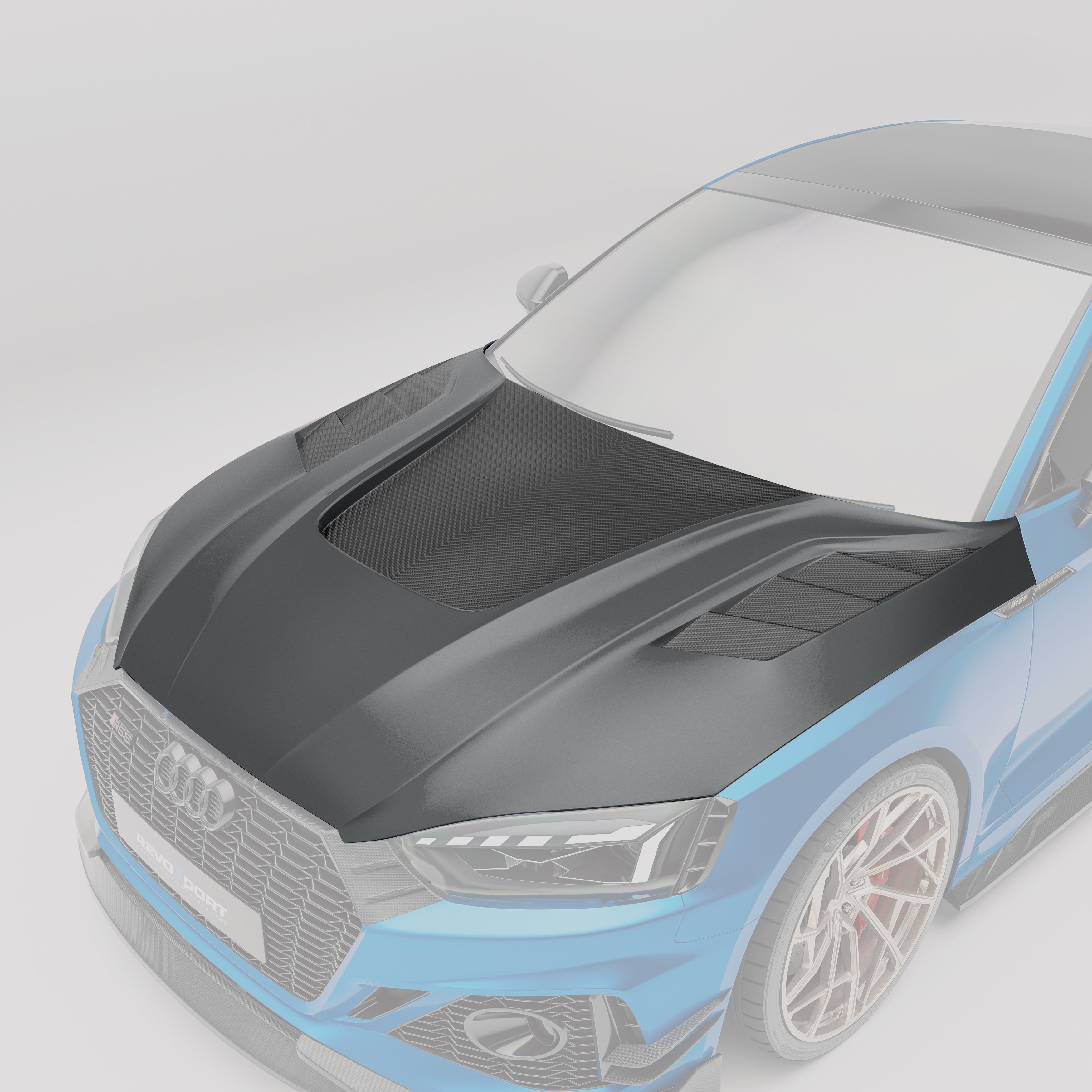 Audi RS5 B9.5 Facelift Sportback Carbon Fiber Hood - Revozport