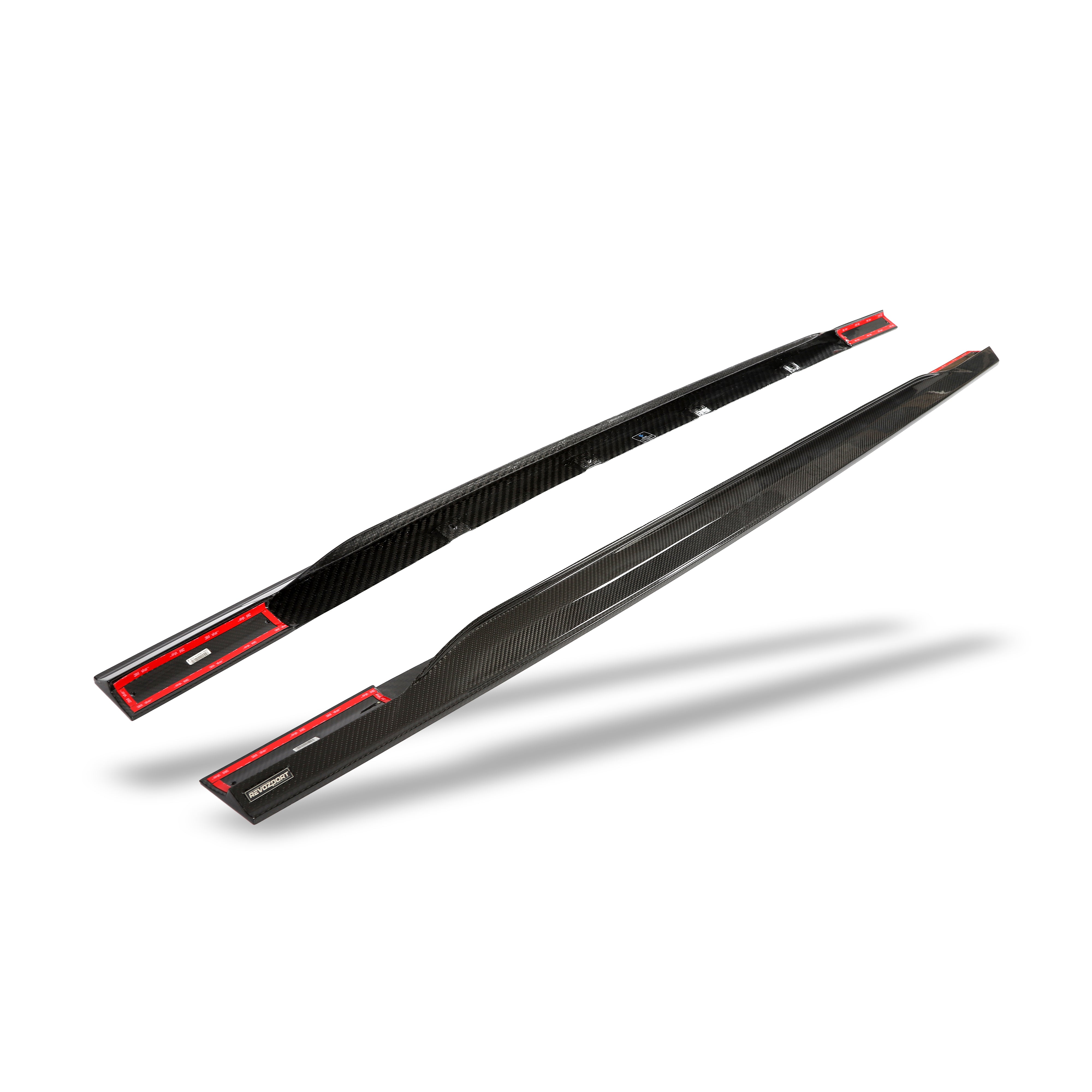 Audi RS5 B9.5 Facelift Sportback Carbon Fiber Side Skirts - Revozport