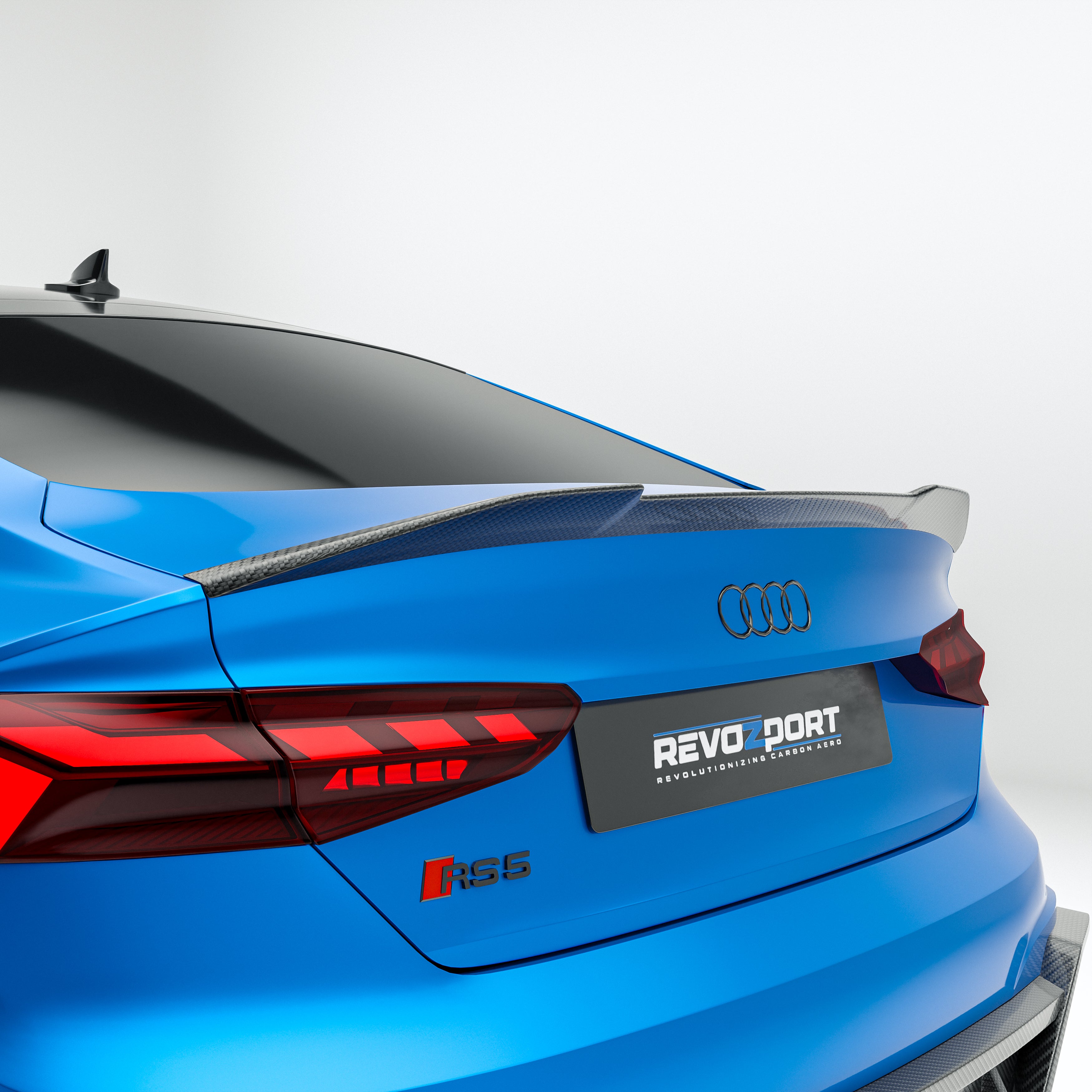 Audi RS5 B9.5 Facelift Sportback Carbon Fiber Spoiler - Revozport