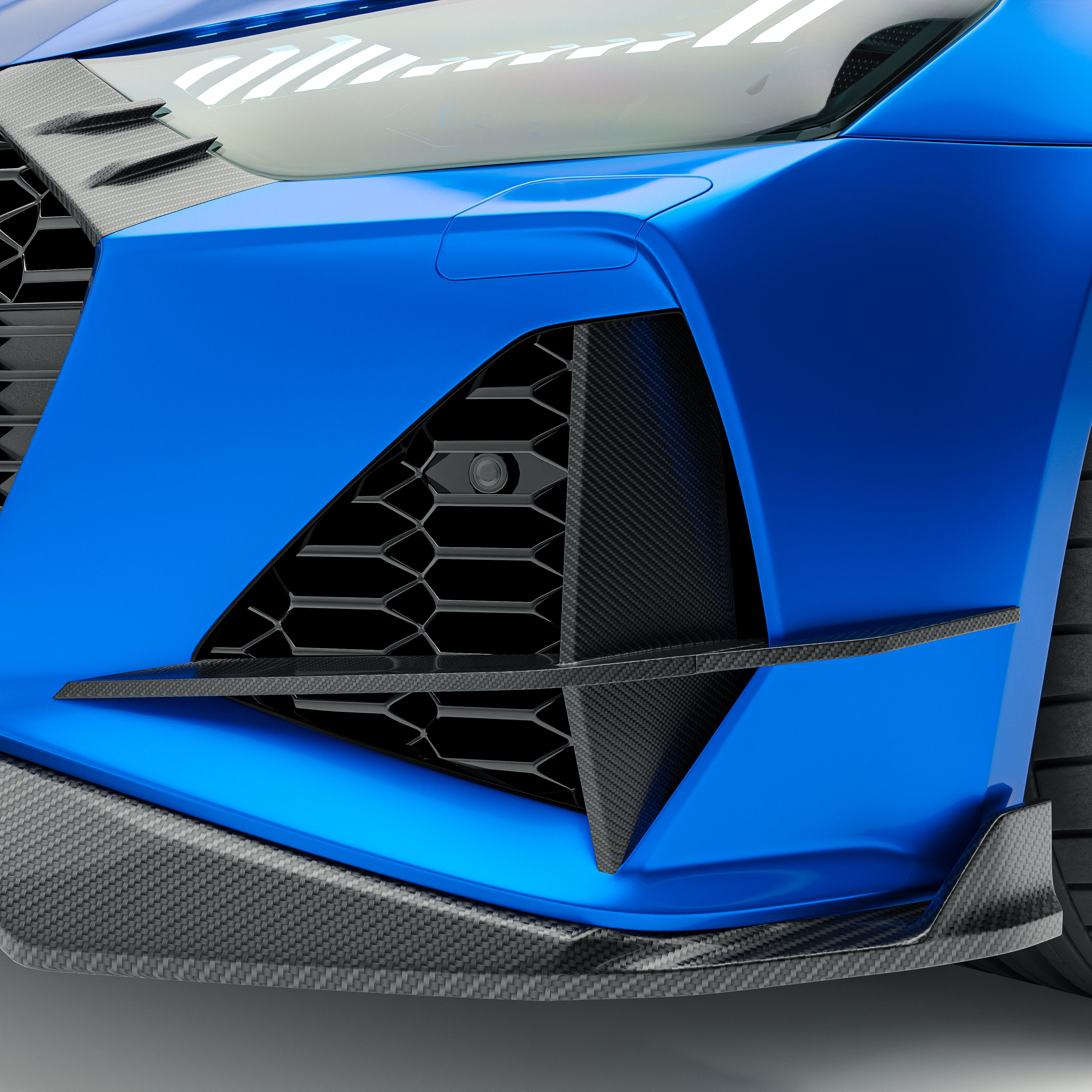 Audi RS6 C8 Carbon Fiber Canards - Revozport