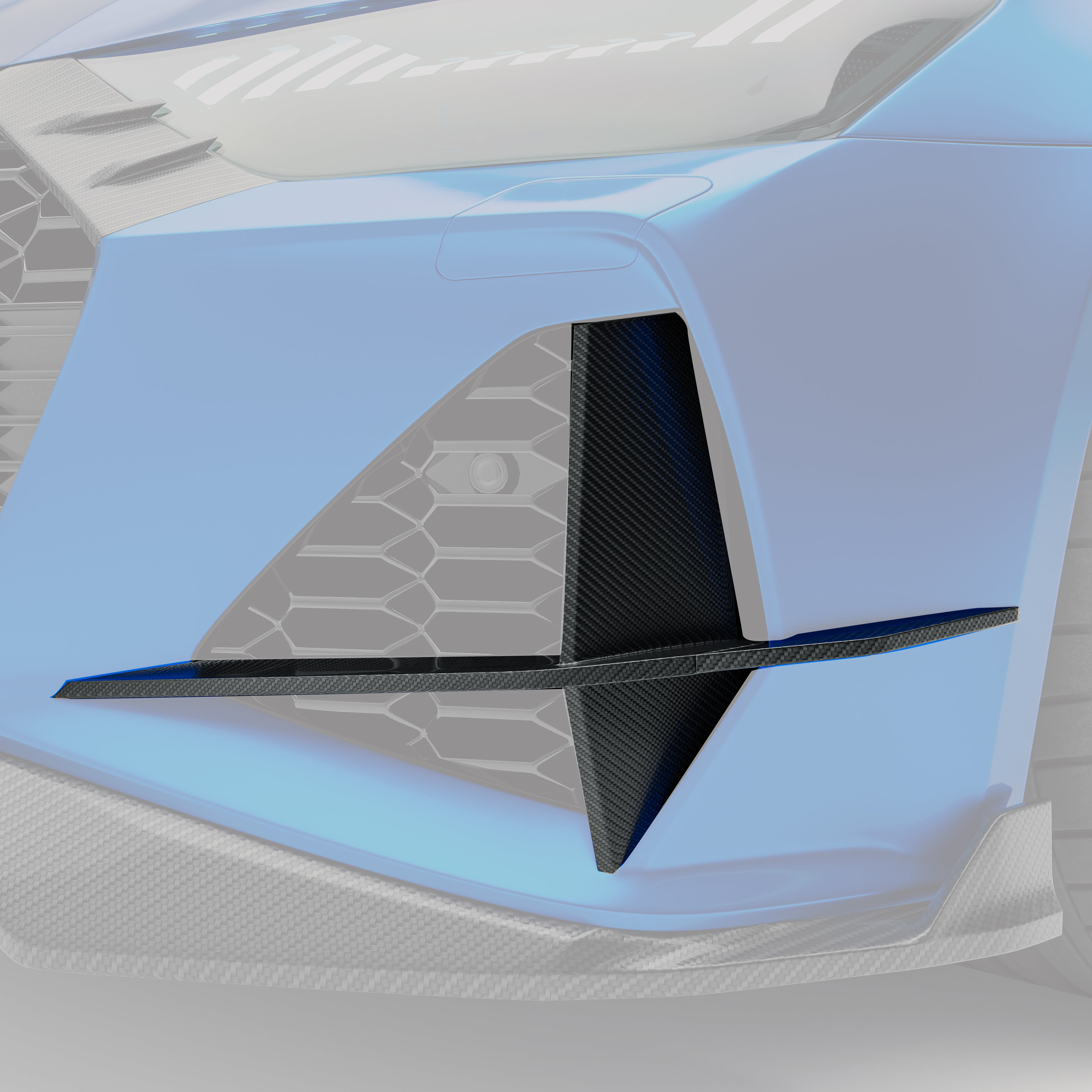 Audi RS6 C8 Carbon Fiber Canards - Revozport