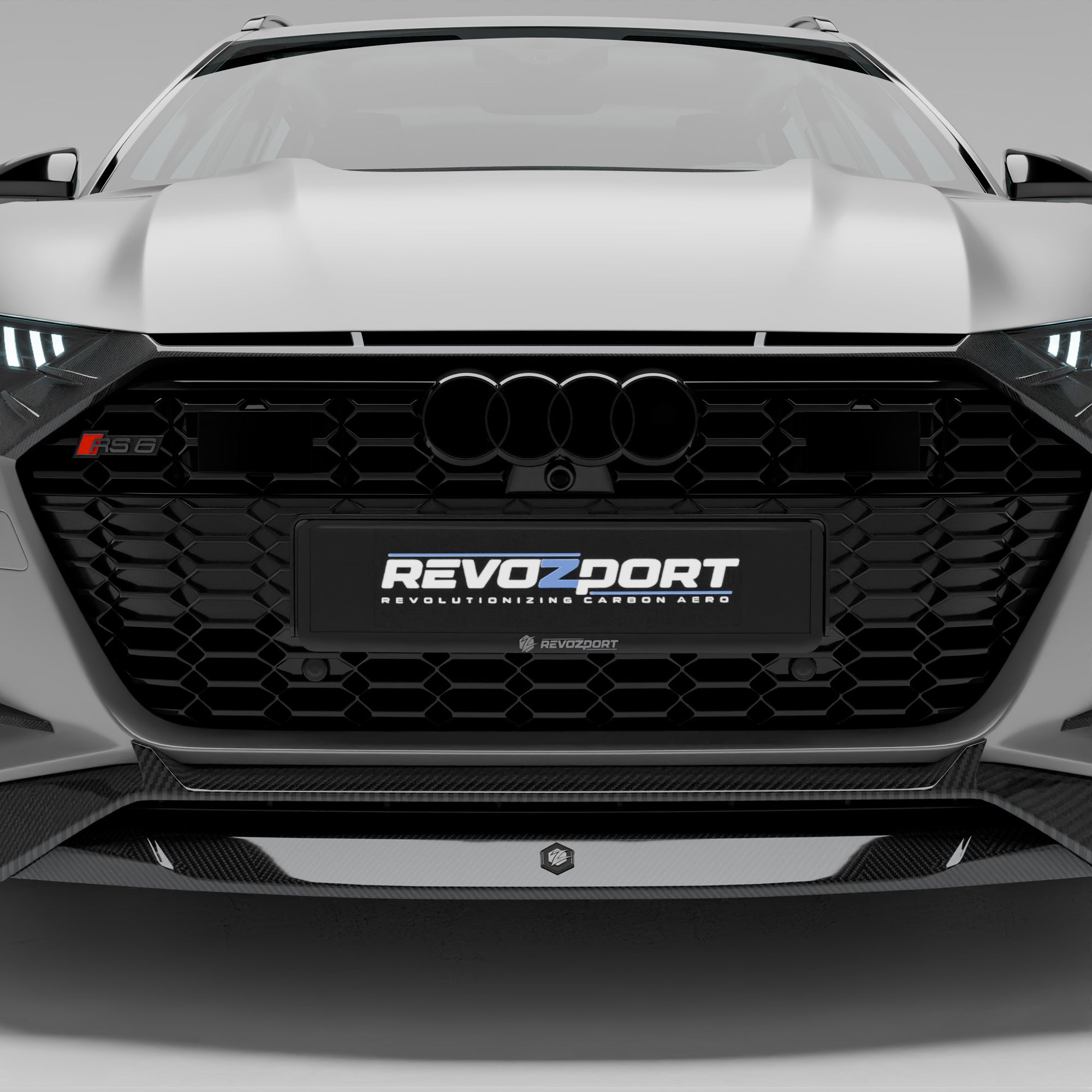 奥迪 RS6 C8 碳纤维中网格栅