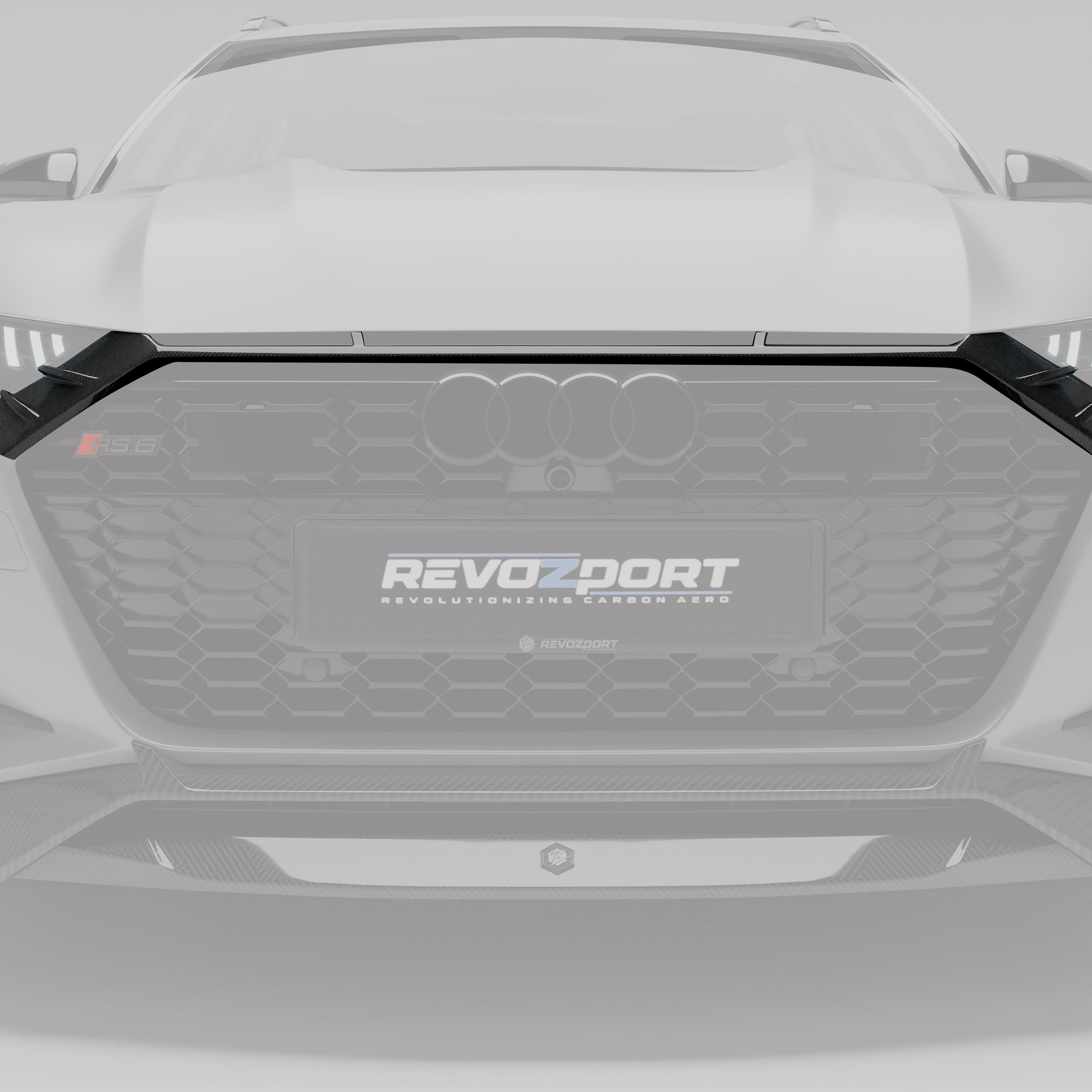 奥迪 RS6 C8 碳纤维中网格栅