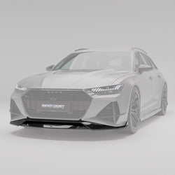 Audi RS6 C8 Carbon Fiber Front Lip - Revozport