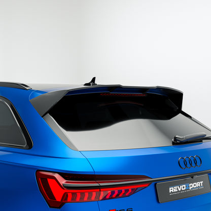 Audi RS6 C8 Carbon Fiber Roof Spoiler - Revozport