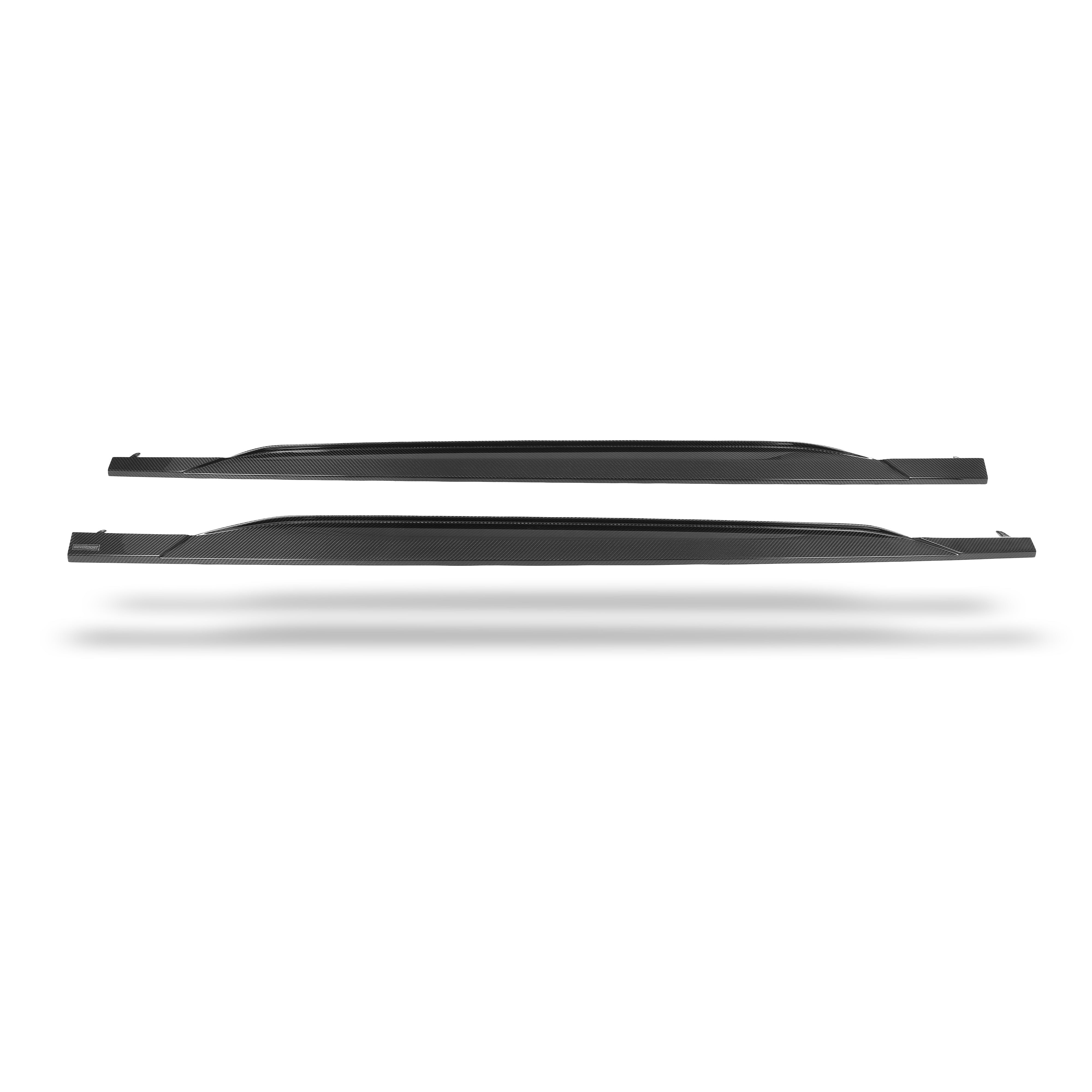 Audi RS6 C8 Carbon Fiber Side Skirts - Revozport
