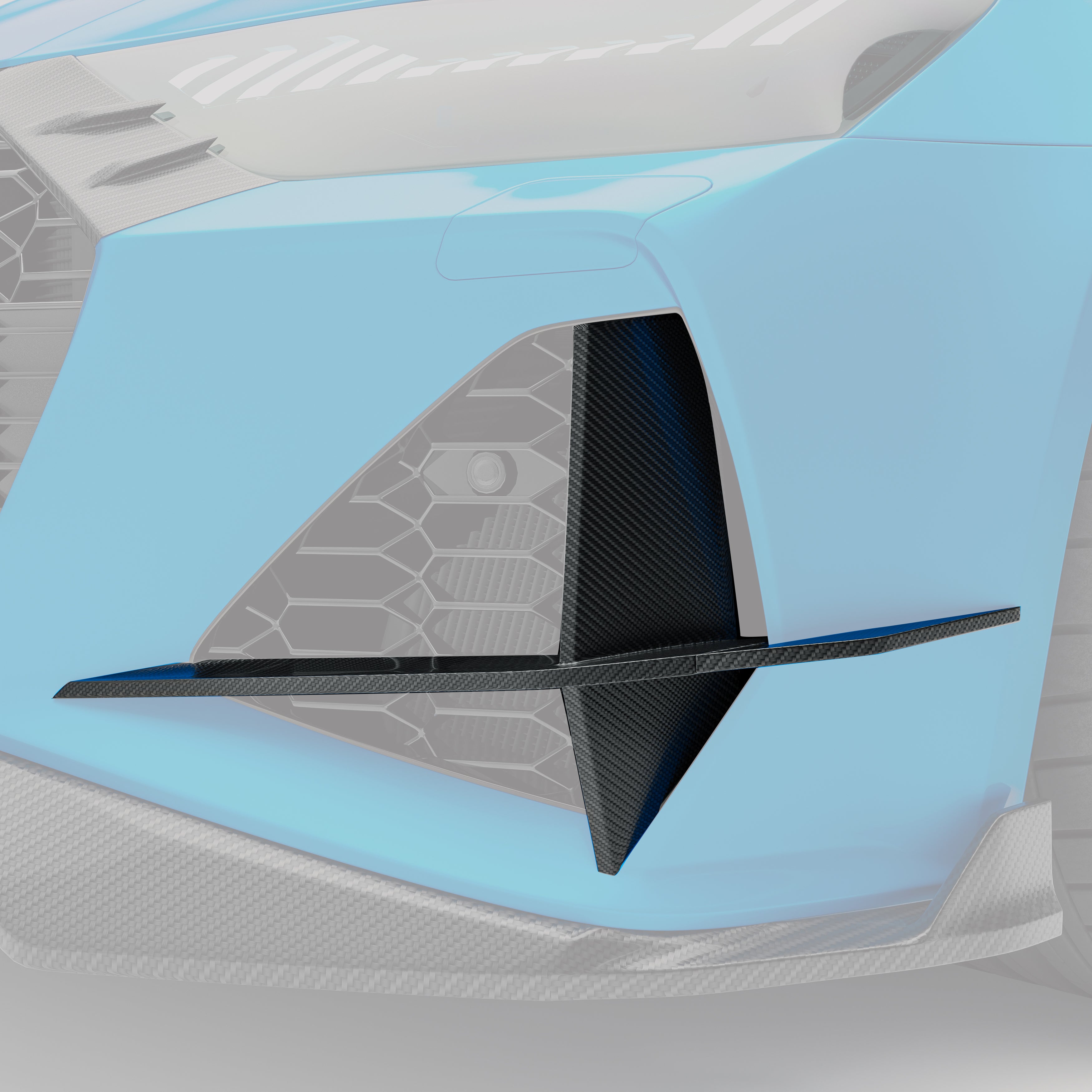 Audi RS7 C8 Carbon Fiber Canards - Revozport