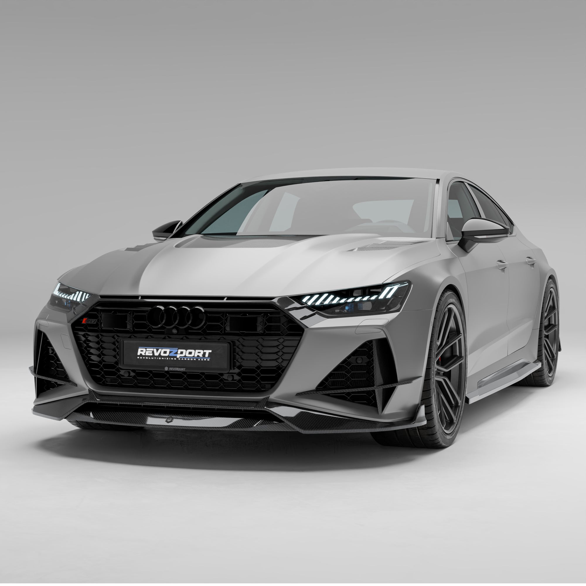 奥迪 RS7 C8 碳纤维前唇