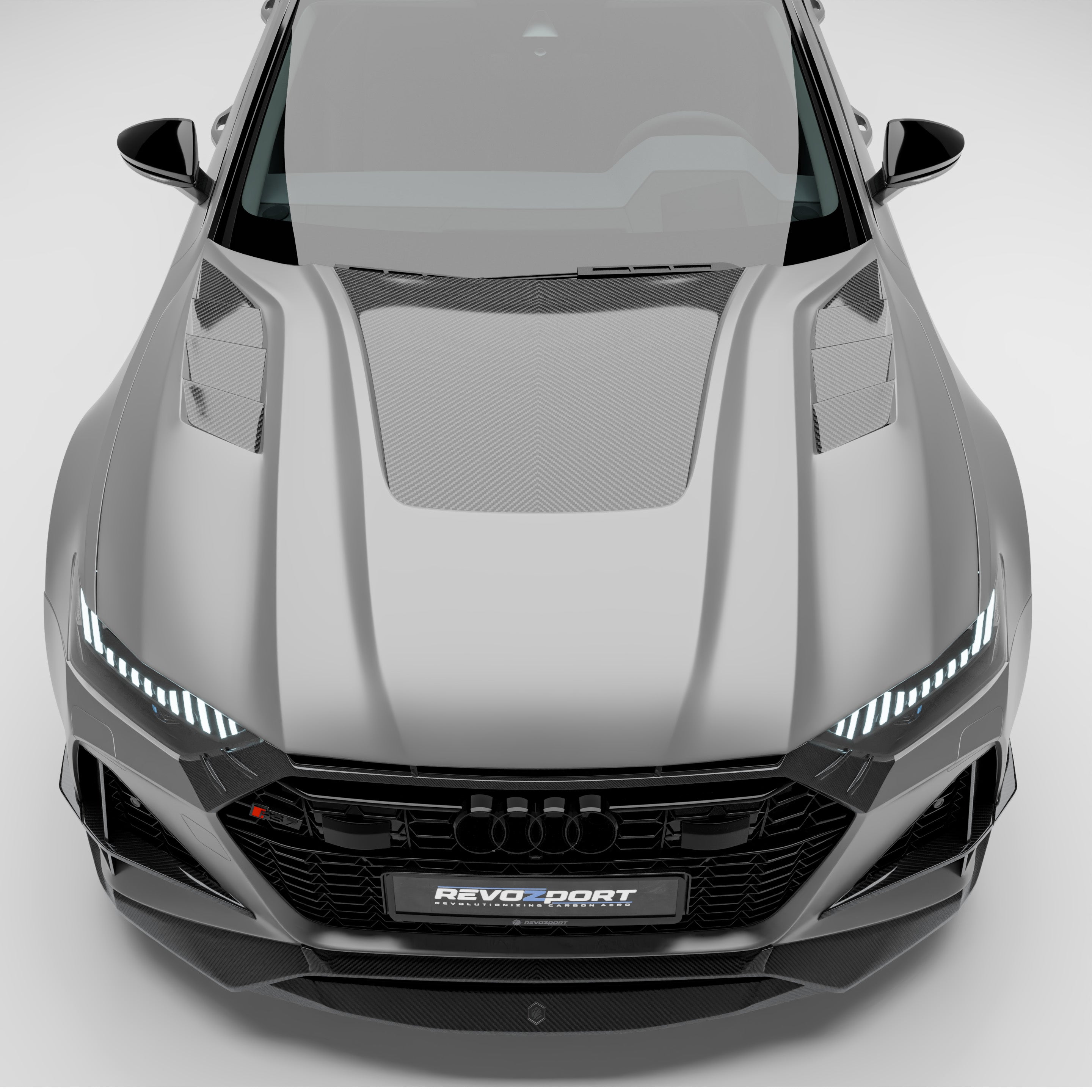 Audi RS7 C8 Carbon Fiber Hood - Revozport
