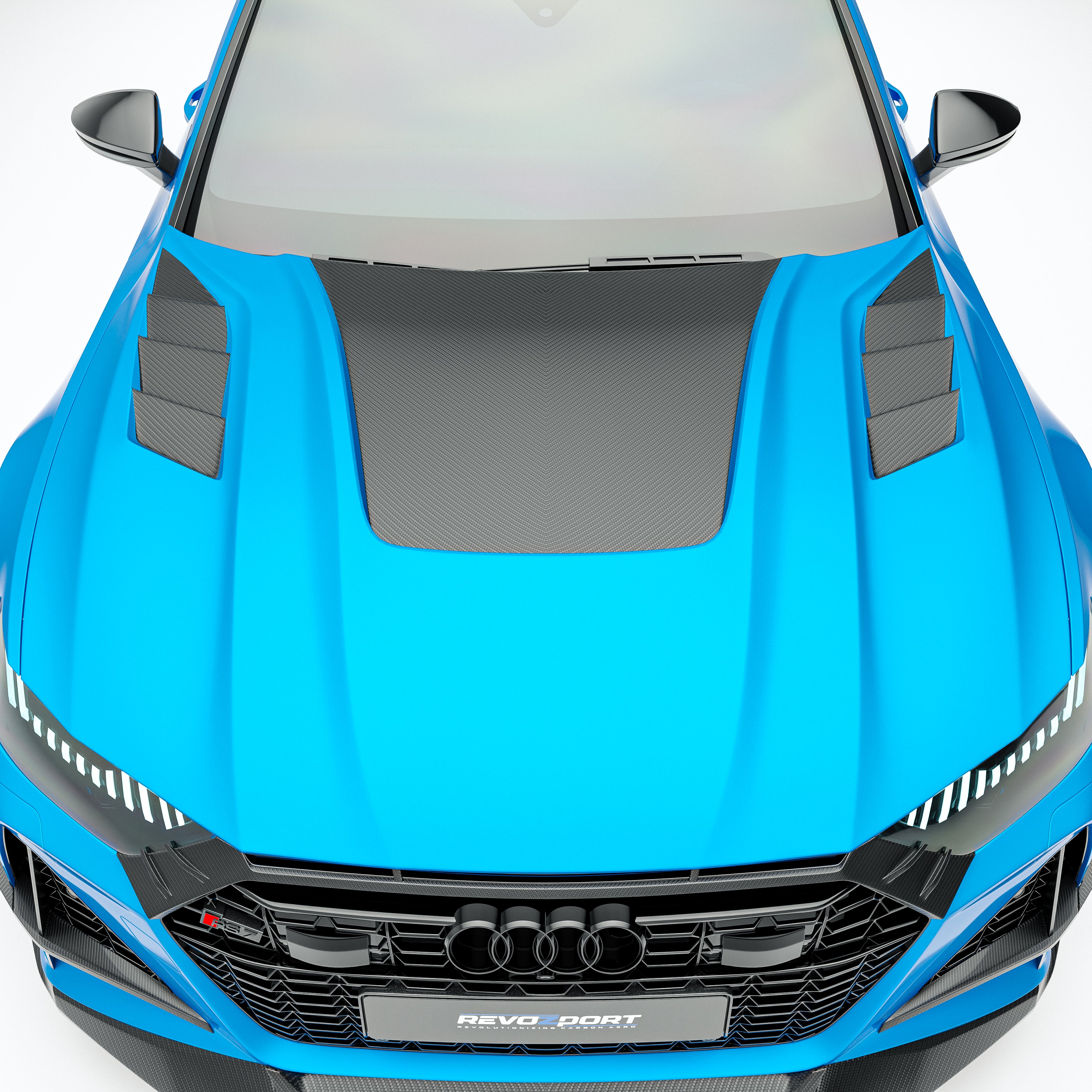 Audi RS7 C8 Carbon Fiber Hood - Revozport