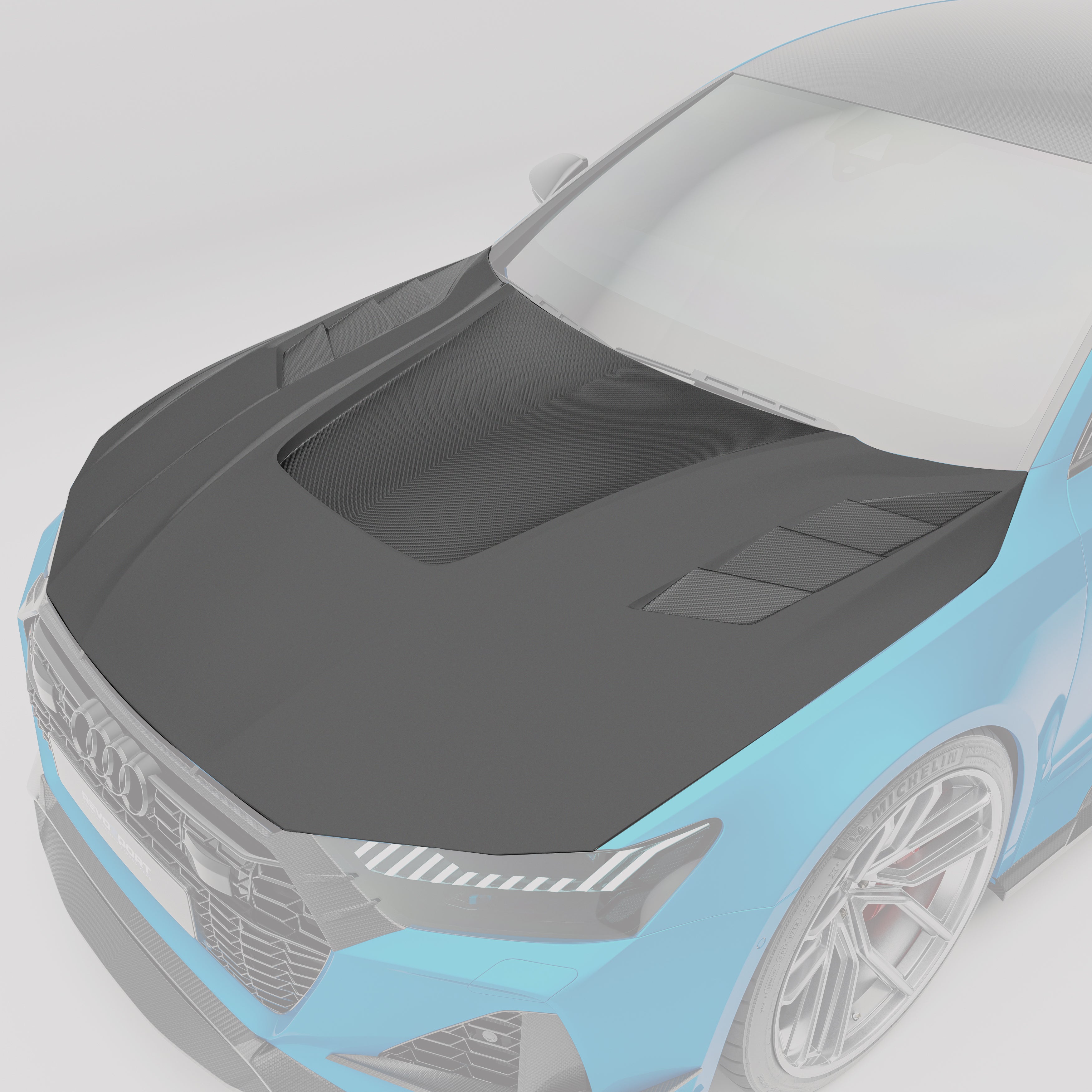 Audi RS7 C8 Carbon Fiber Hood - Revozport