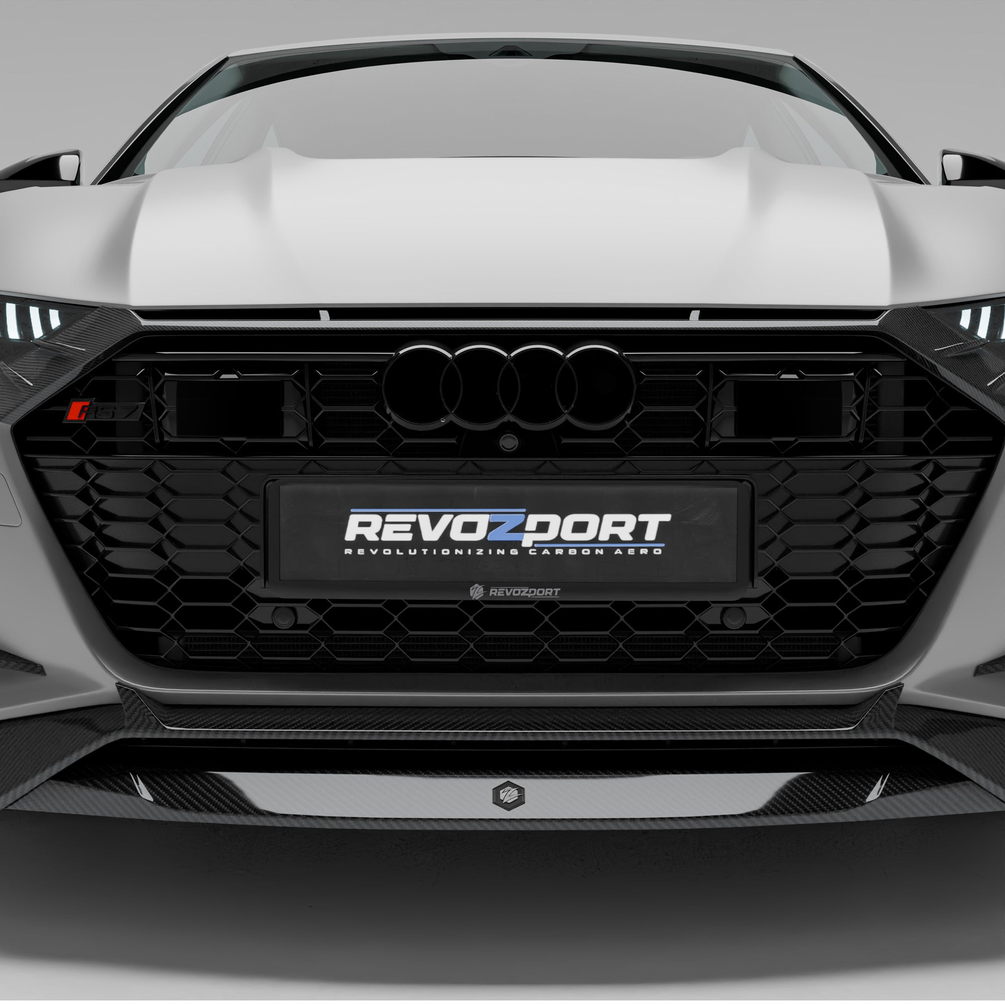 奥迪 RS7 C8 Sportback 碳纤维中网格栅