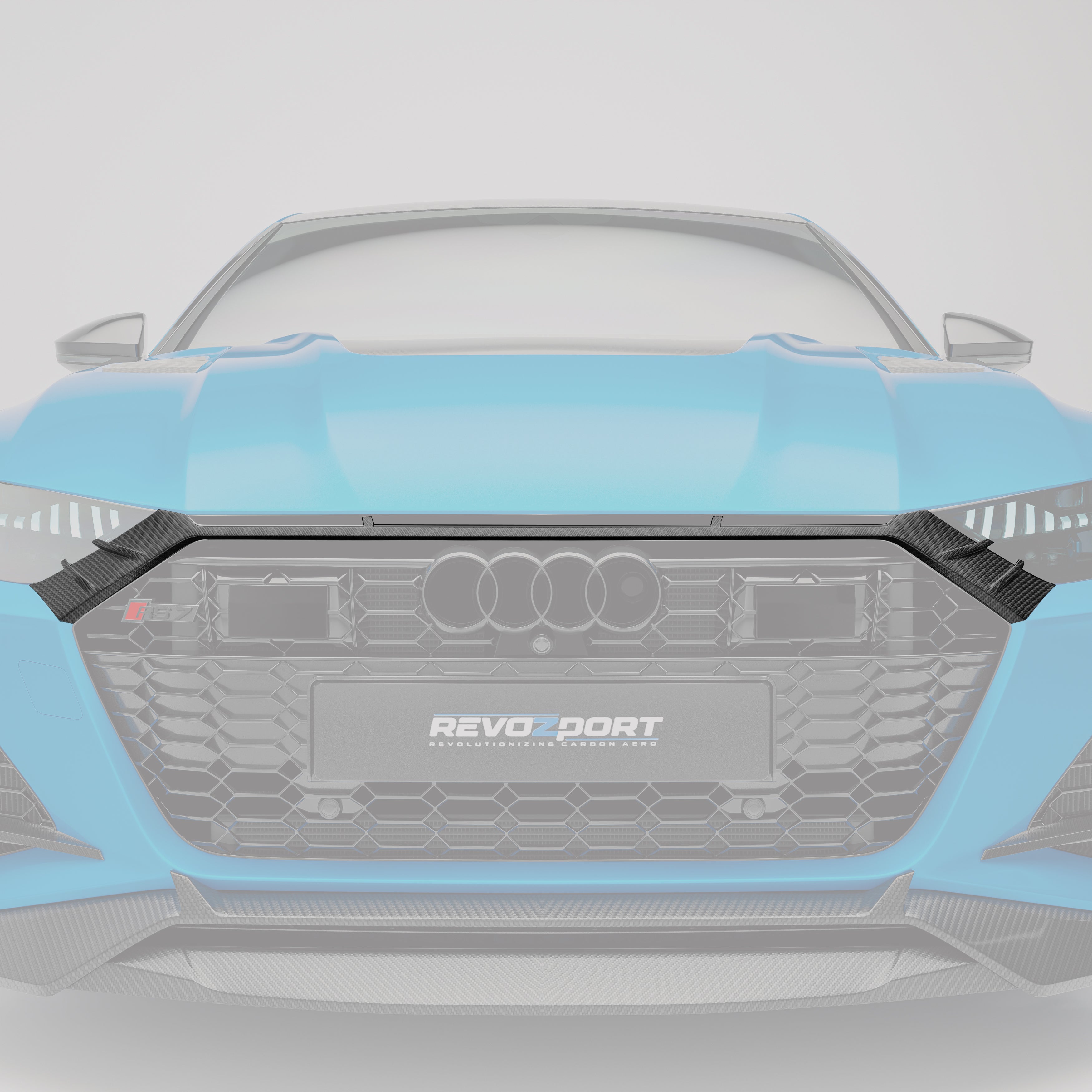Audi RS7 C8 Sportback Carbon Fiber Front Grill - Revozport
