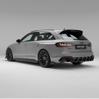 Audi RS4 B9.5 Facelift Avant Carbon Fiber Renderings