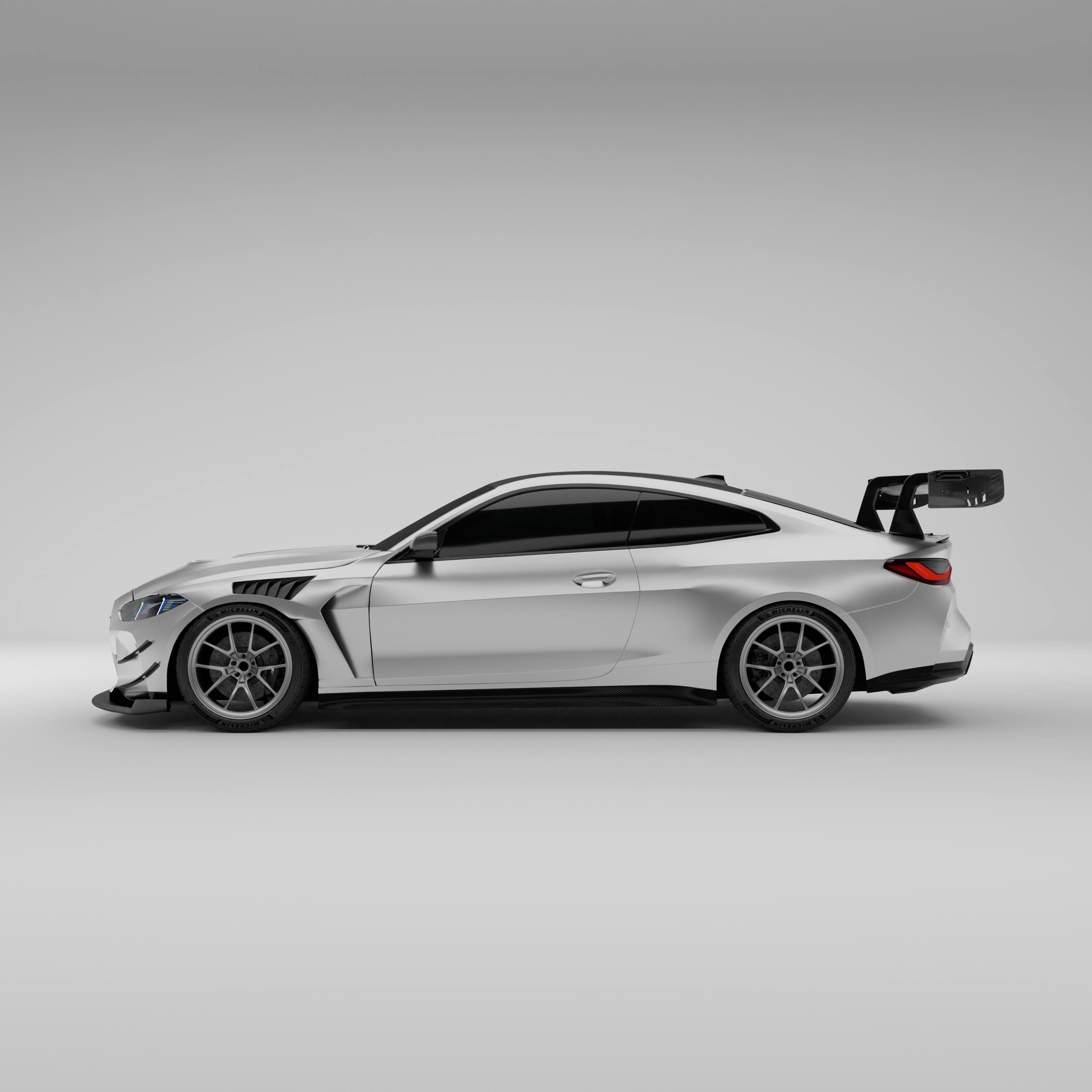 BMW G82 M4 Carbon Fiber Side Skirts - Revozport