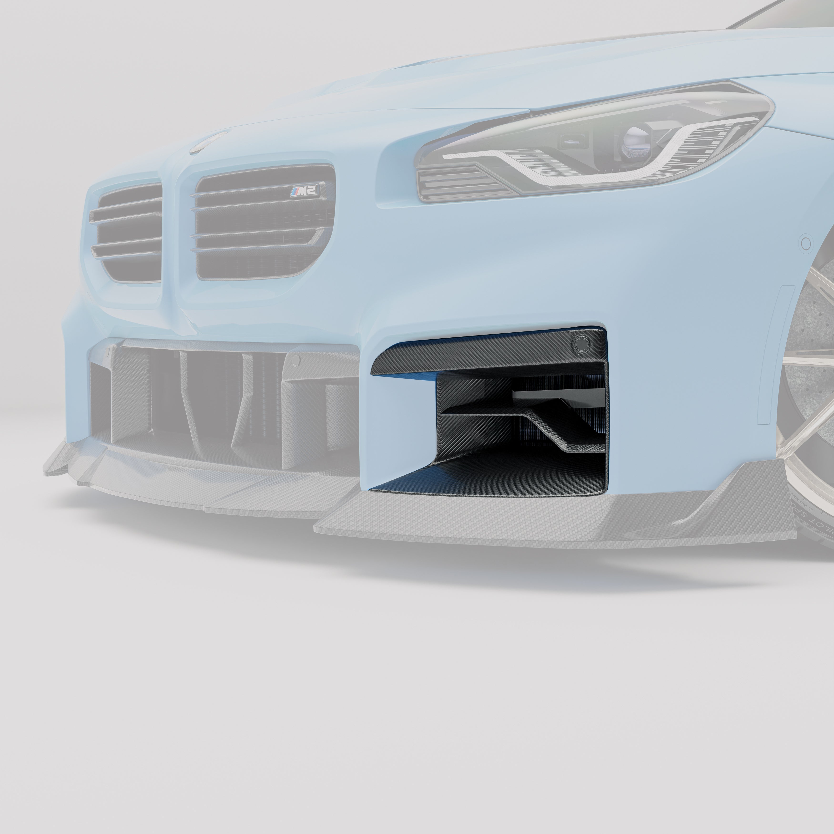 BMW M2 G87 Carbon Fiber Front Inlets - Revozport