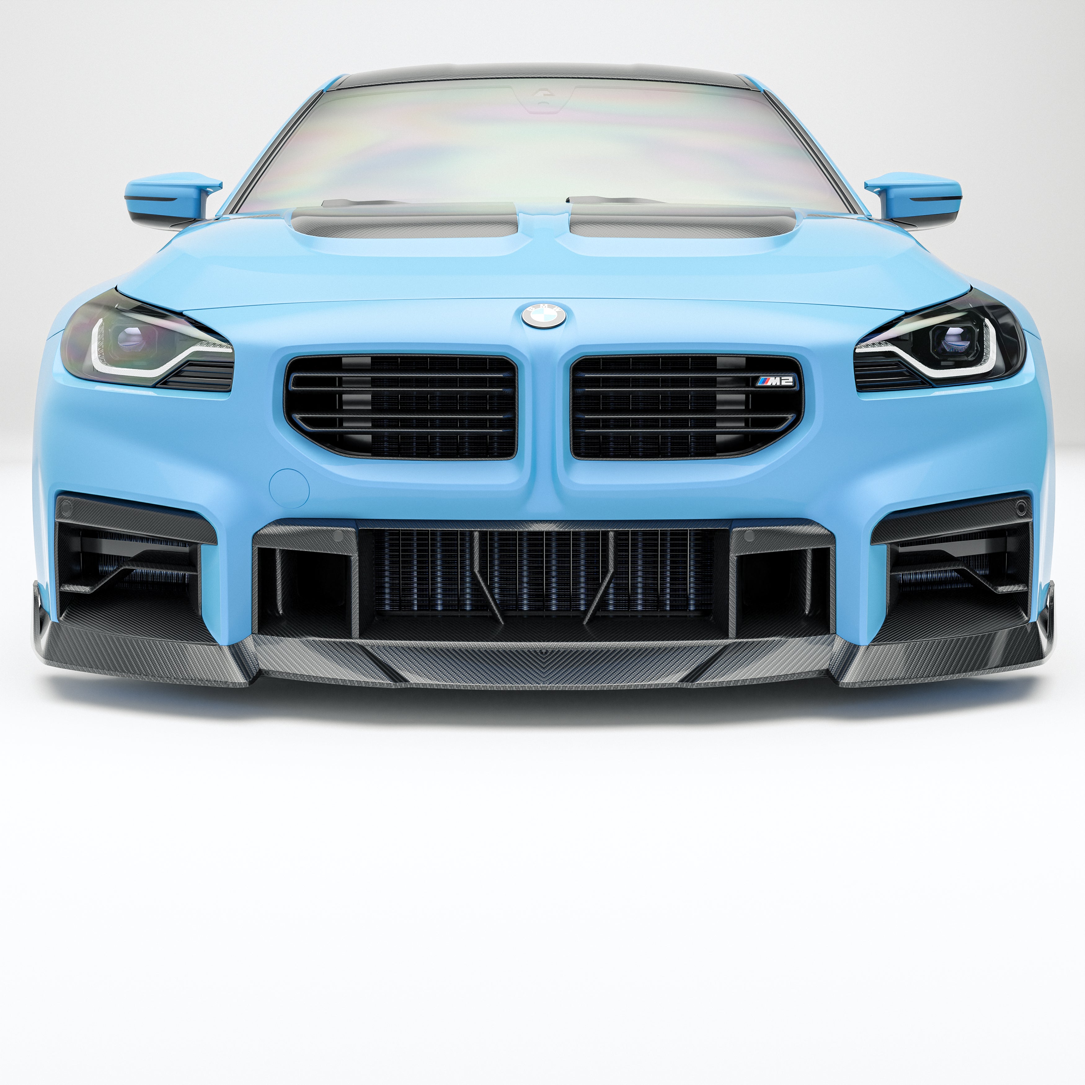 BMW M2 G87 Carbon Fiber Front Trim - Revozport