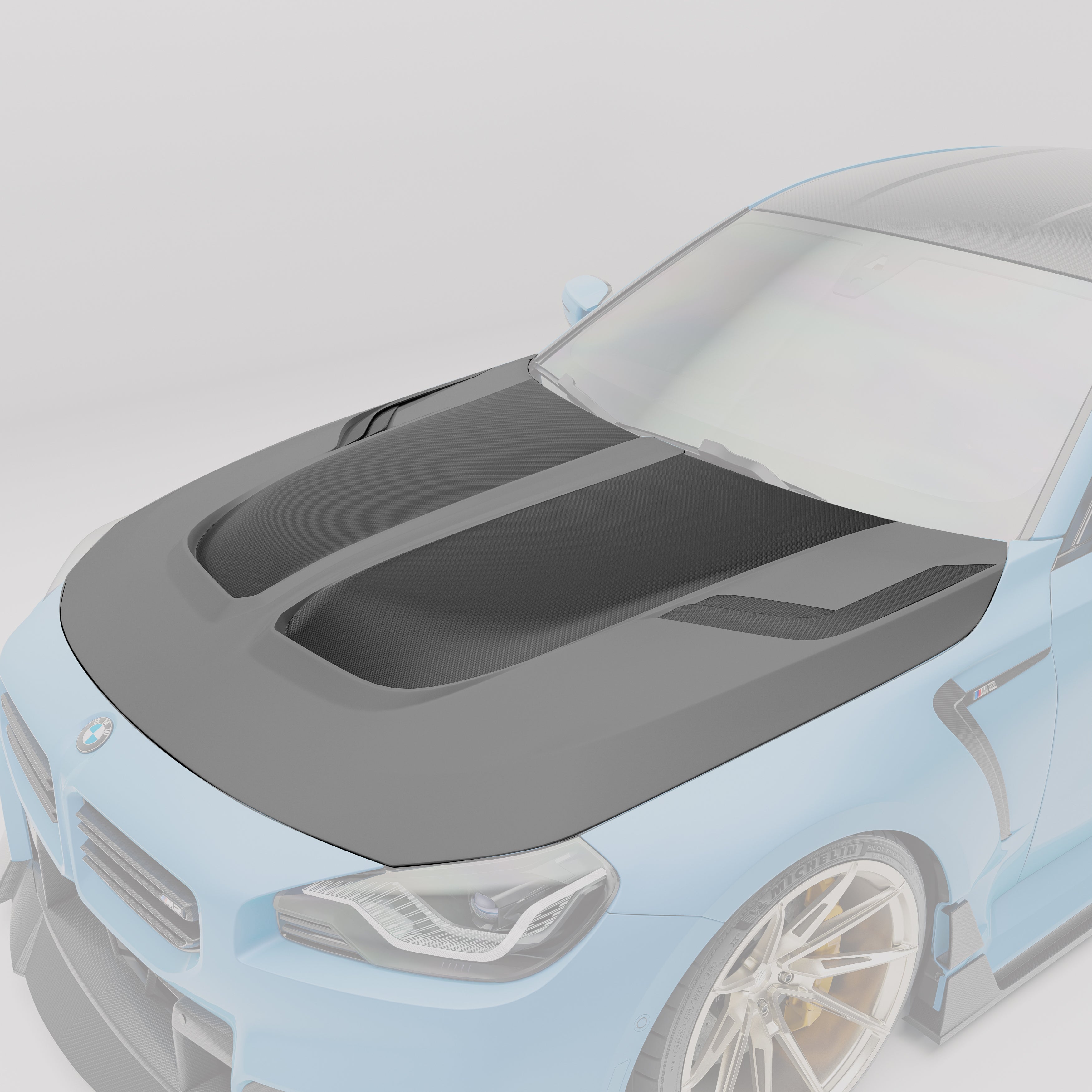 BMW M2 G87 Carbon Fiber Hood - Revozport