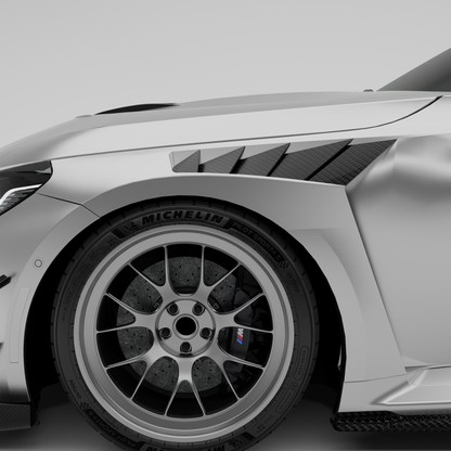 BMW M2 G87 Carbon Fiber Race Front Fenders - Revozport