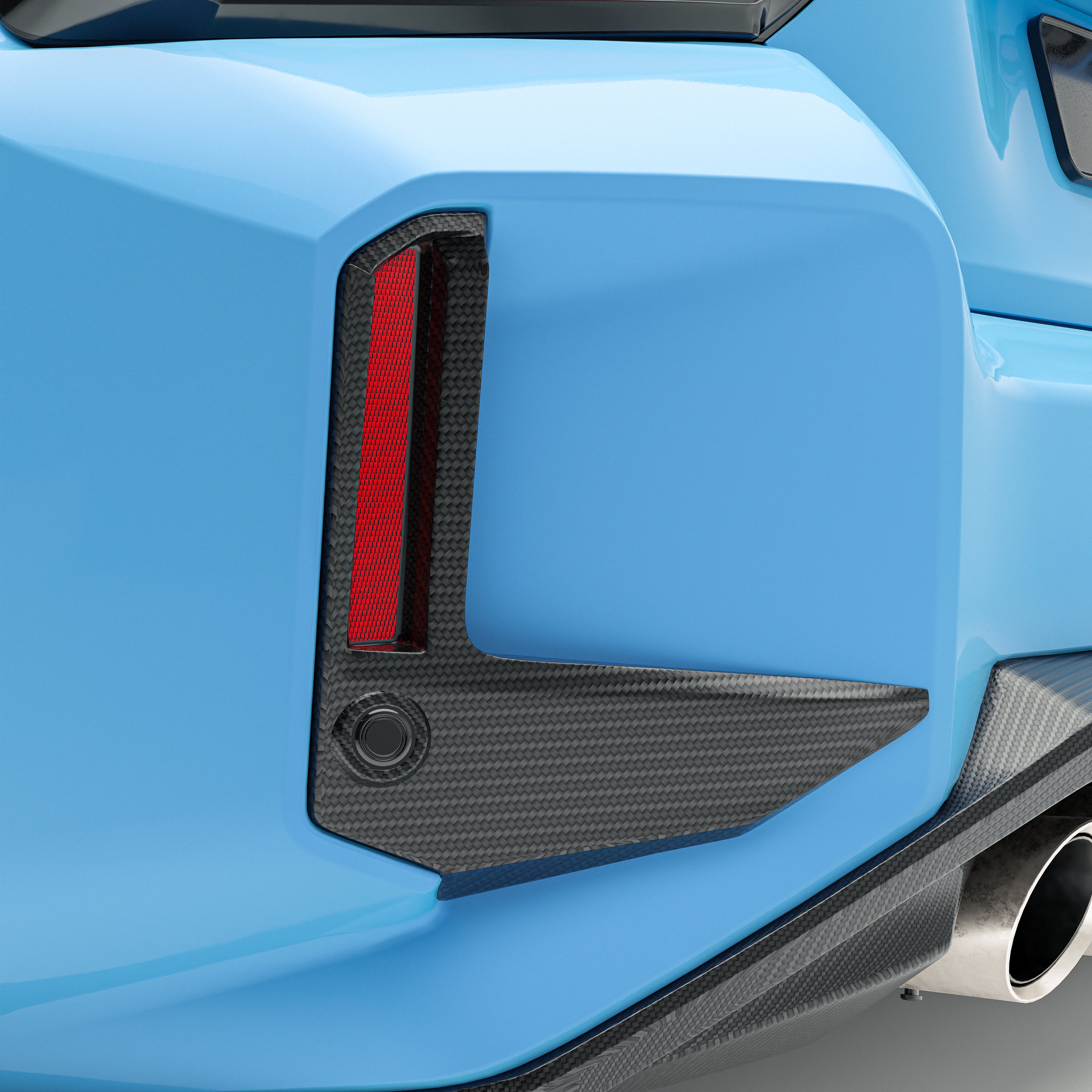 BMW M2 G87 Carbon Fiber Rear Canards - Revozport