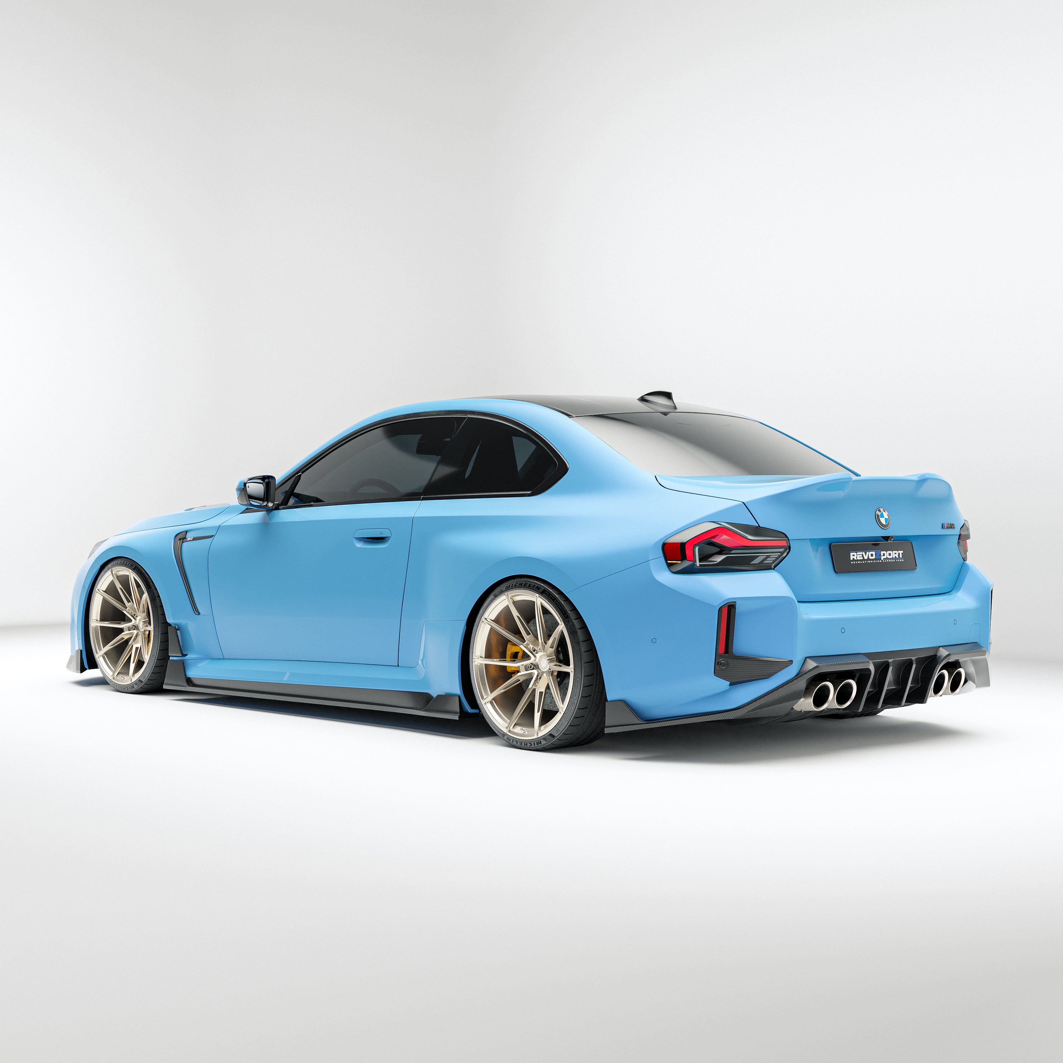 BMW M2 G87 Carbon Fiber Rear Diffuser - Revozport