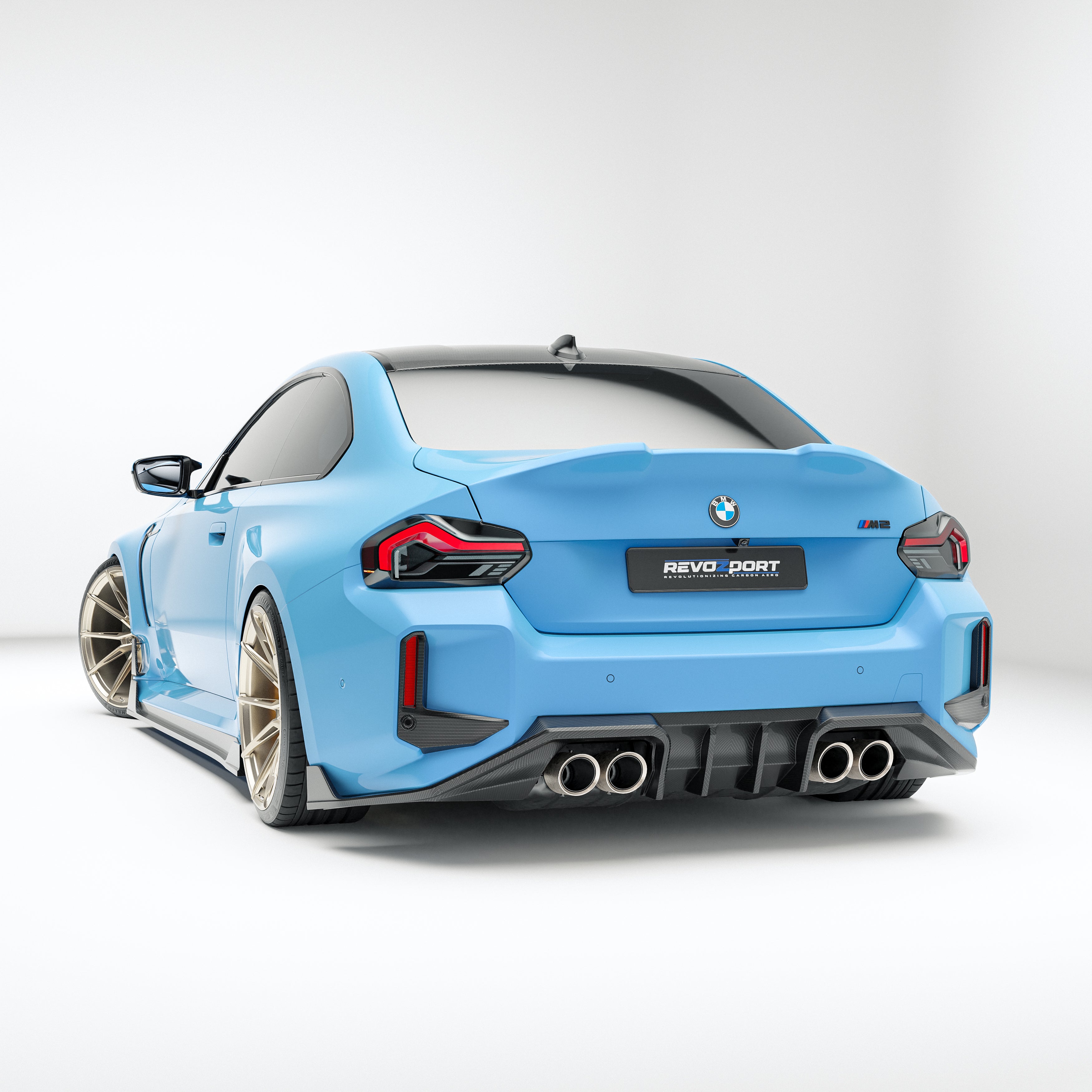 BMW M2 G87 Carbon Fiber Rear Diffuser - Revozport
