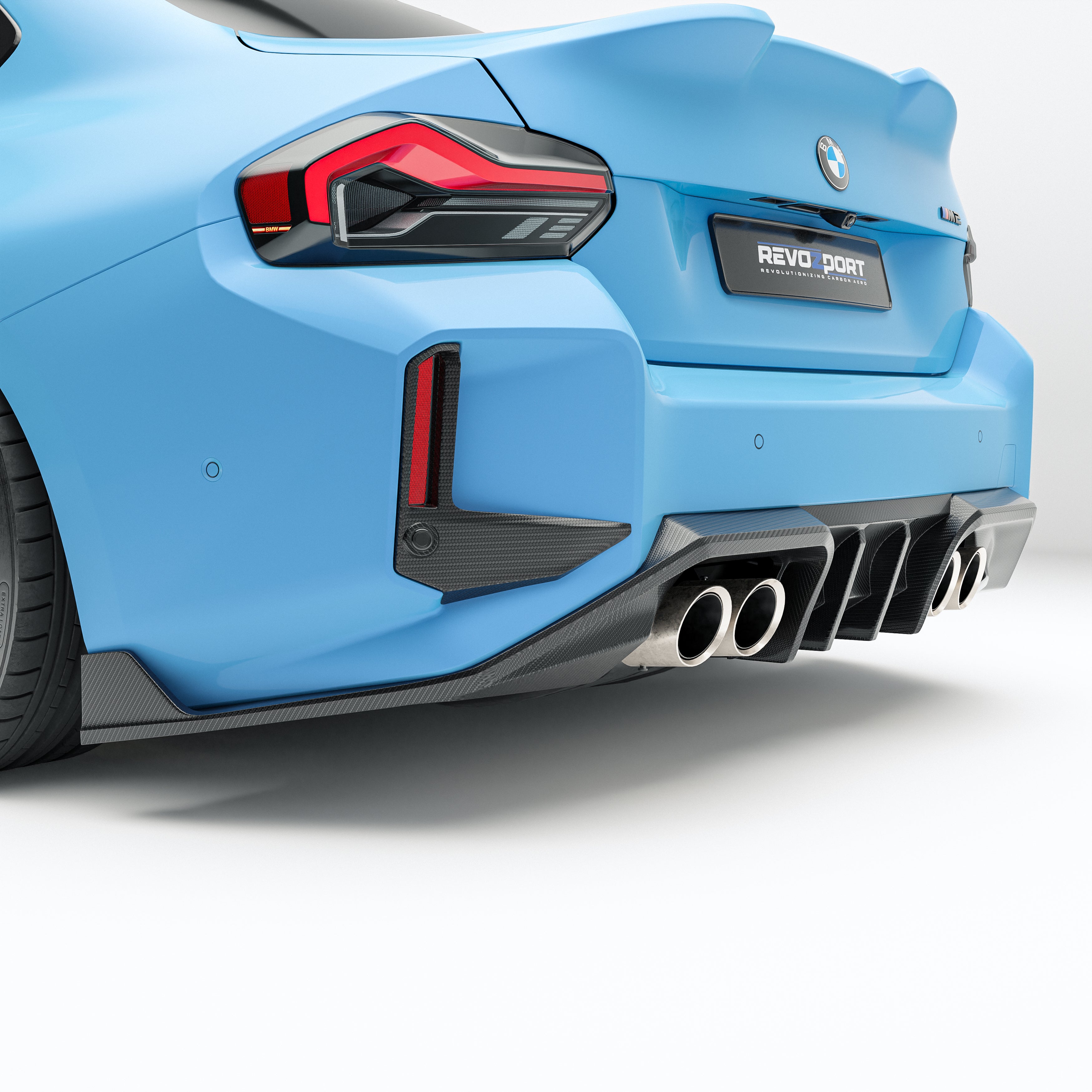 BMW M2 G87 Carbon Fiber Rear Diffuser - Revozport