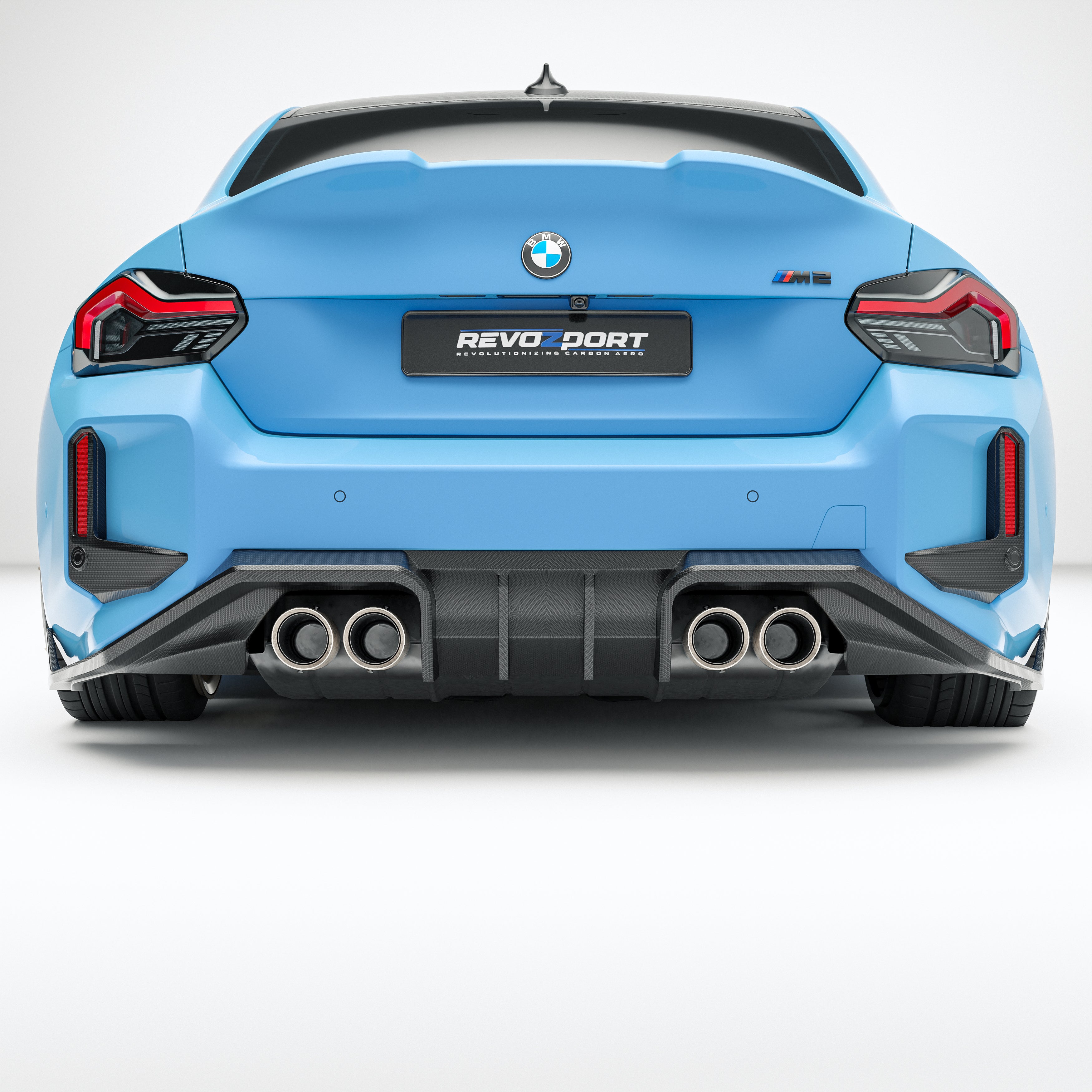BMW M2 G87 Carbon Fiber Rear Diffuser - Revozport