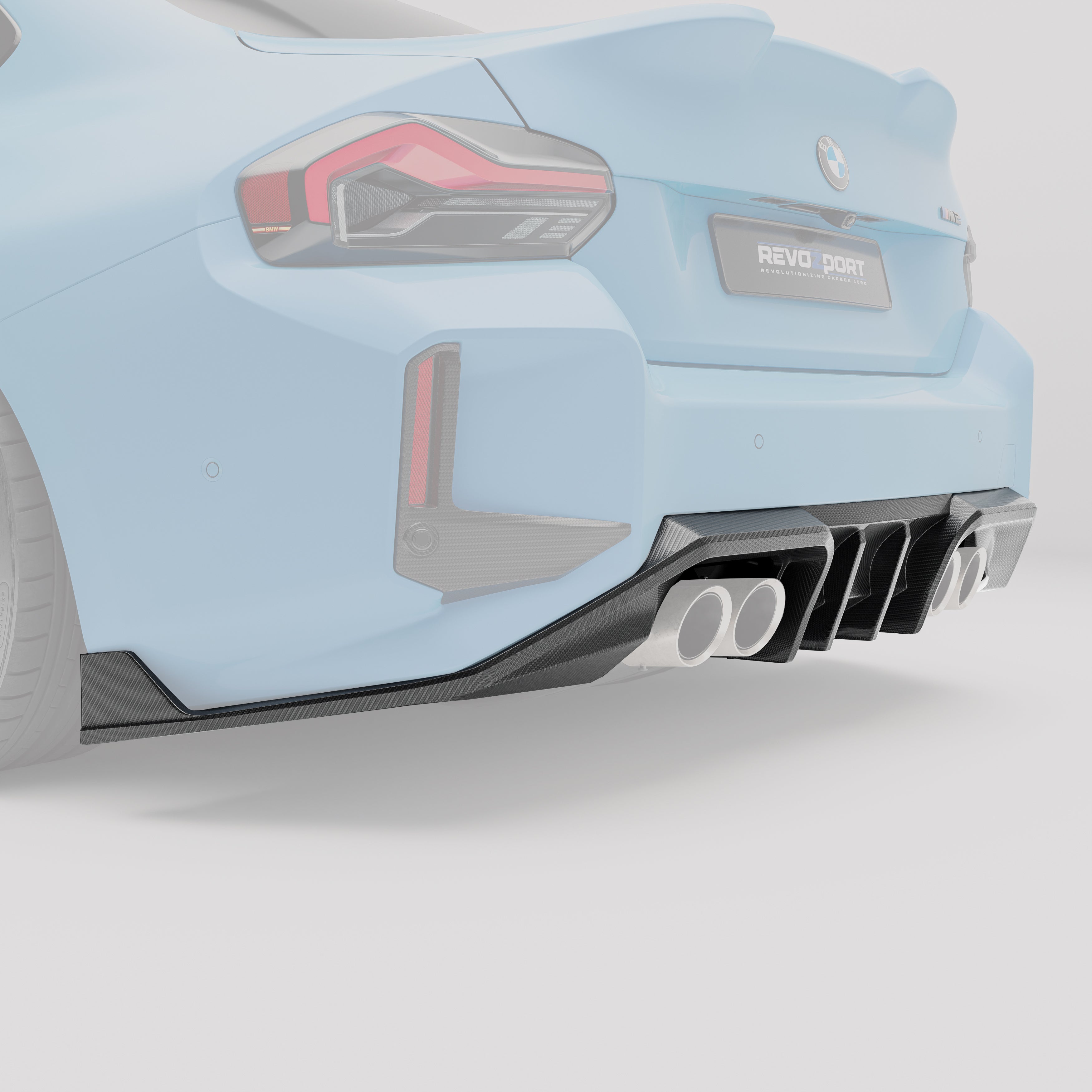 BMW M2 G87 Carbon Fiber Rear Diffuser - Revozport