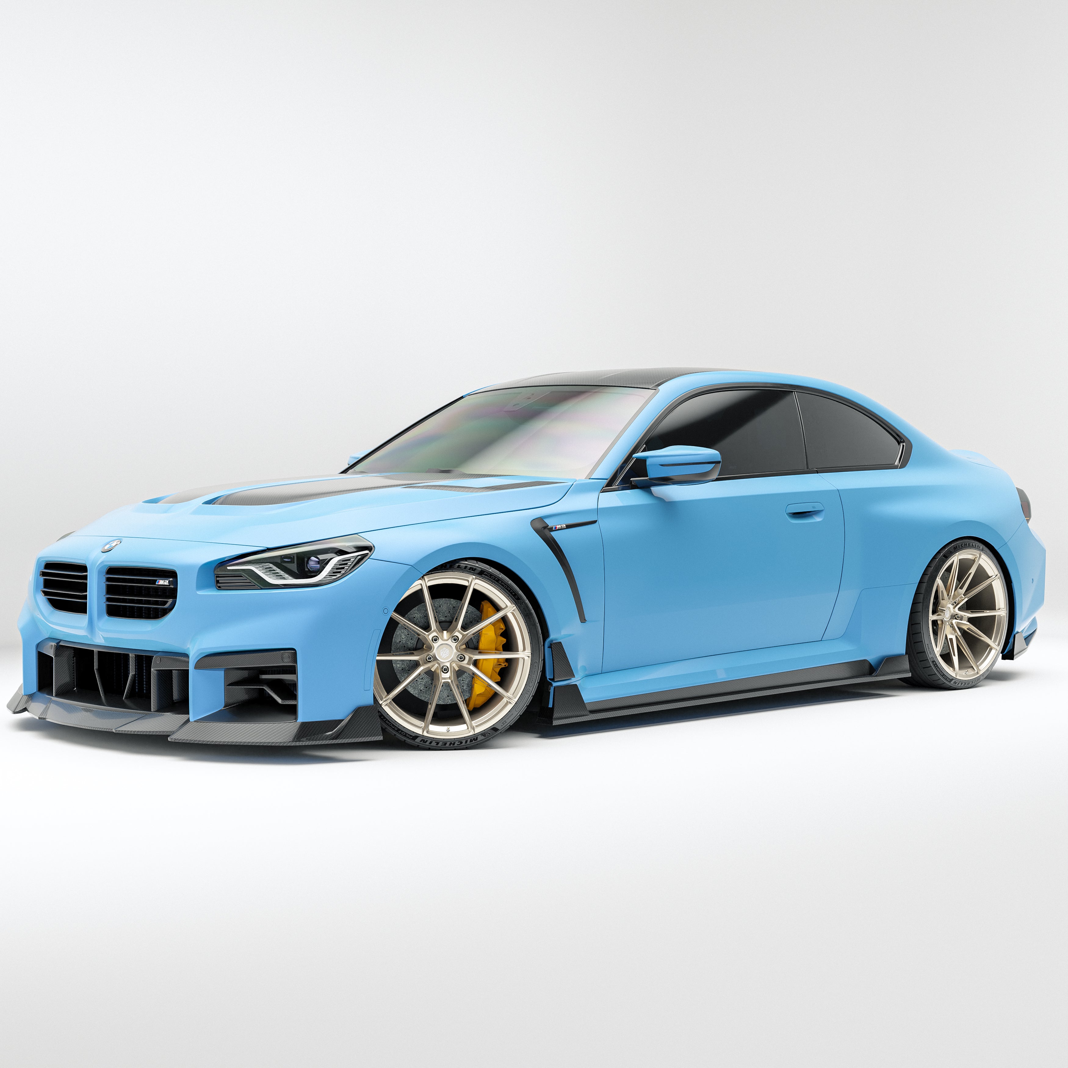 BMW M2 G87 Carbon Fiber Side Fenders - Revozport