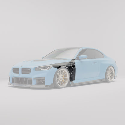 BMW M2 G87 Carbon Fiber Side Fenders - Revozport