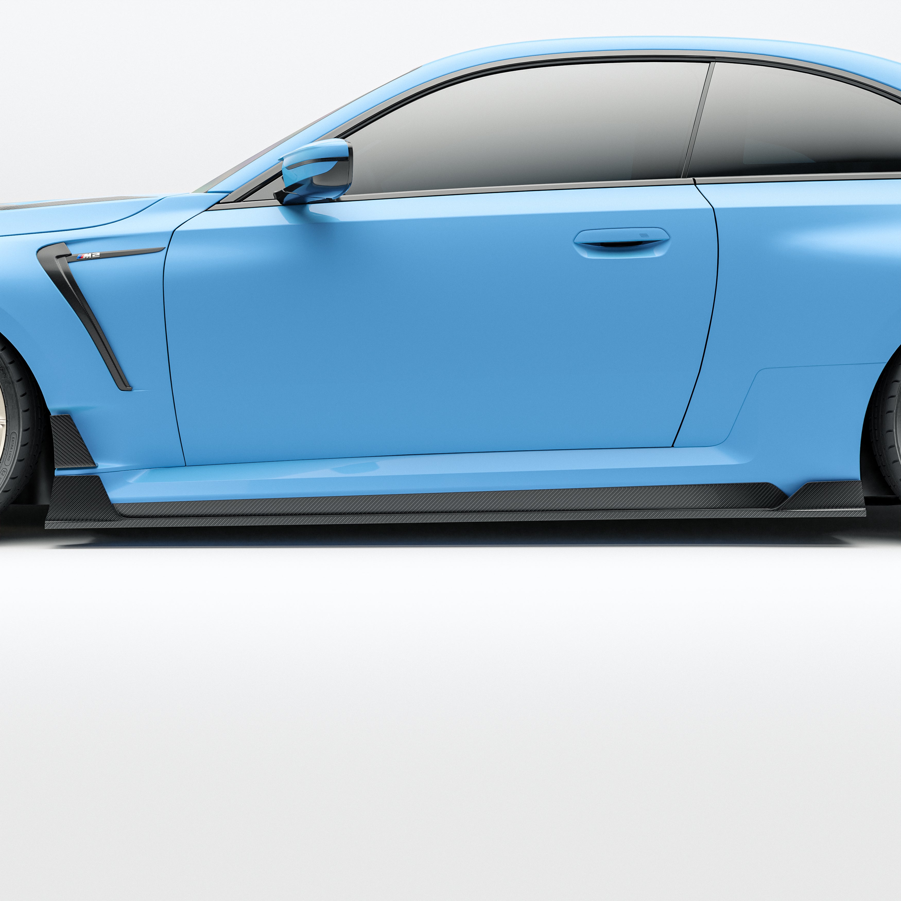 BMW M2 G87 Carbon Fiber Side Skirts - Revozport