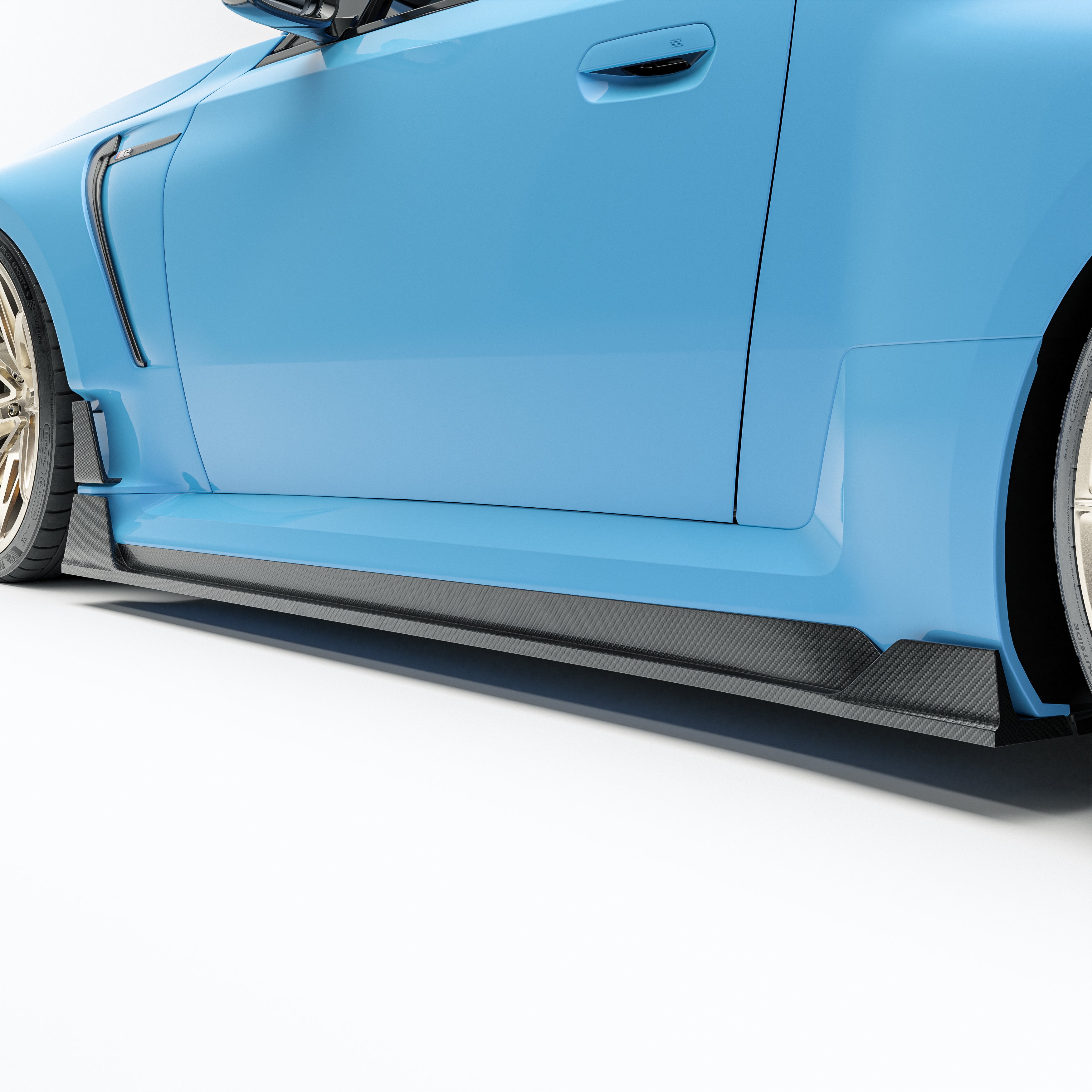 BMW M2 G87 Carbon Fiber Side Skirts - Revozport