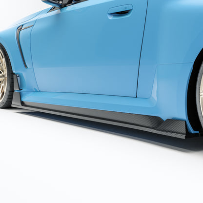 BMW M2 G87 Carbon Fiber Side Skirts - Revozport