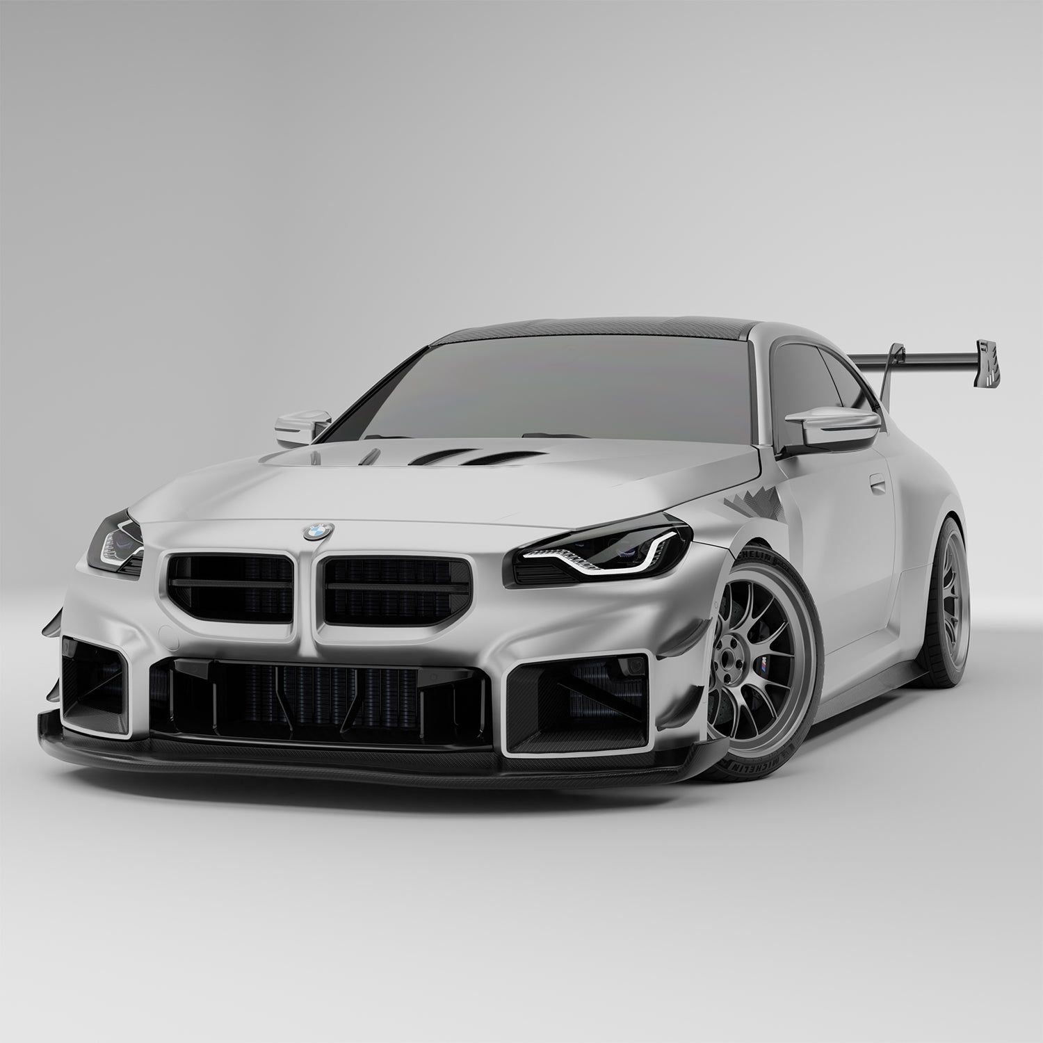bmw-m2-g87-carbon-fiber-splitter-&-air-dam---revozport