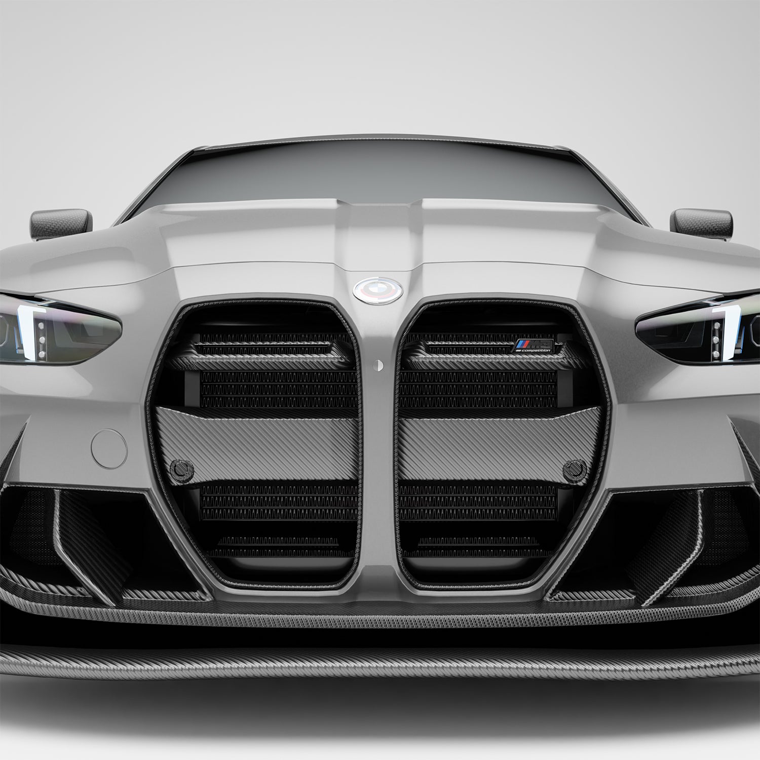 BMW M3 G80 Carbon Fiber Front Grill (without ACC) - Revozport
