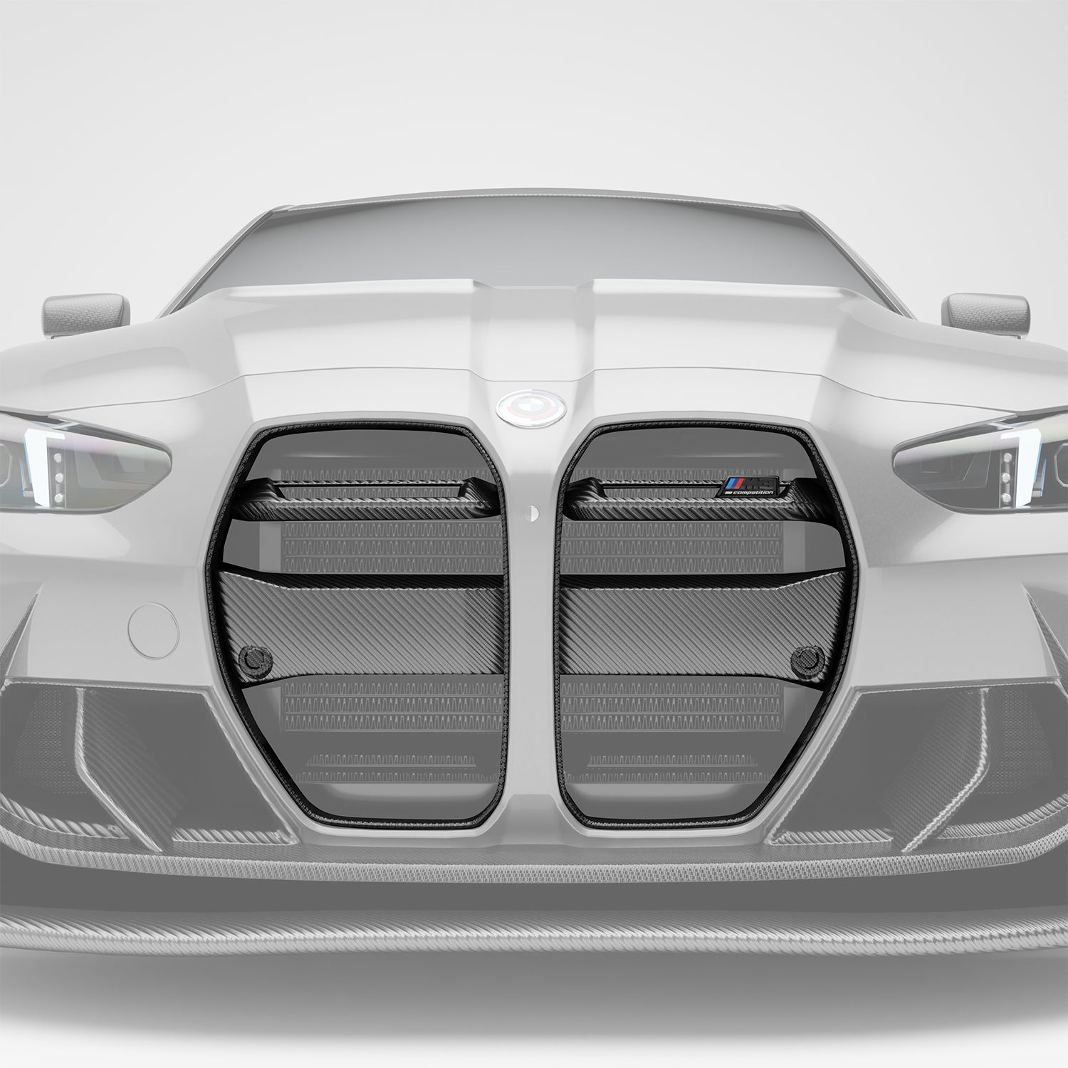BMW M3 G80 Carbon Fiber Front Grill (without ACC) - Revozport