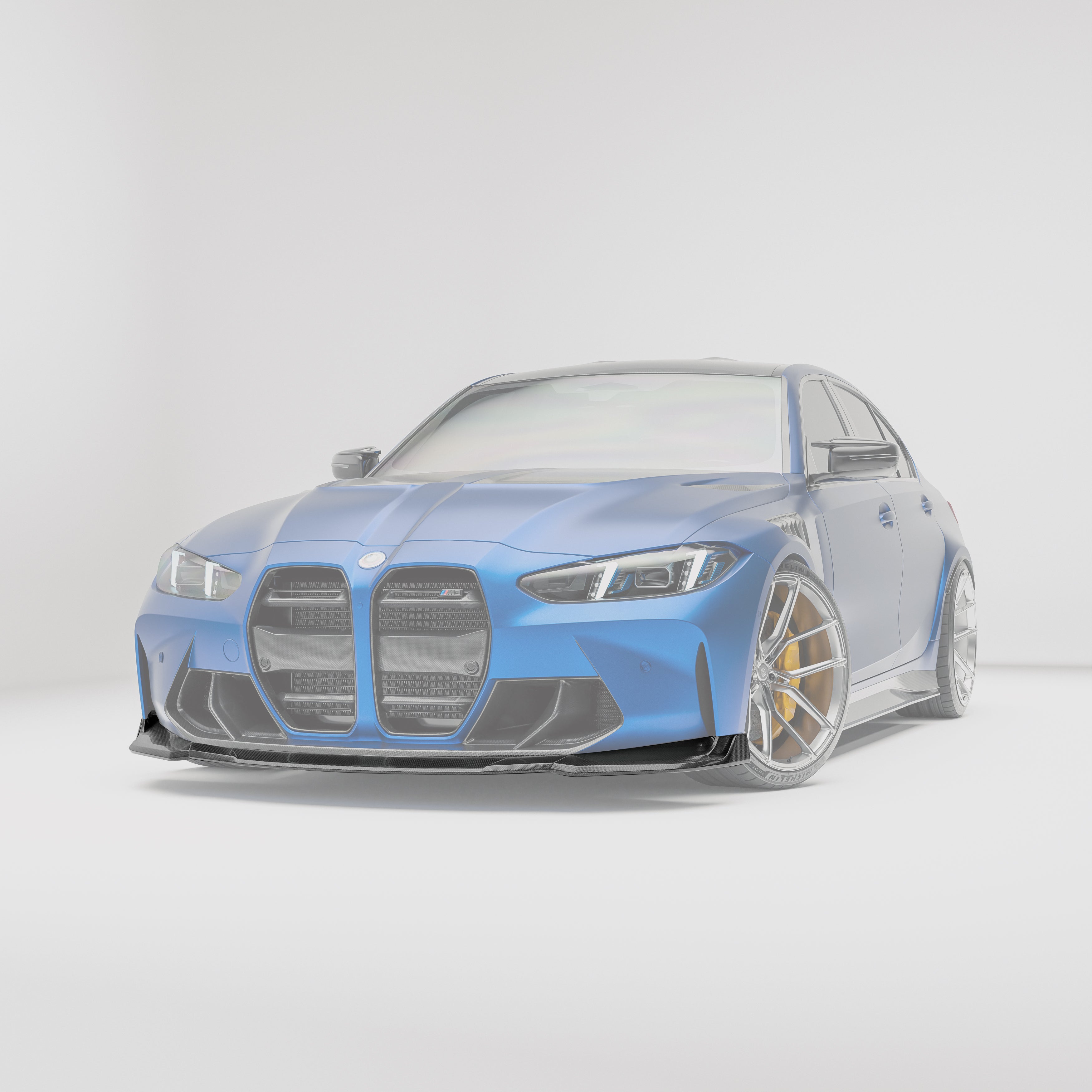 BMW M3 G80 Carbon Fiber Front Lip - Revozport