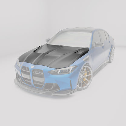 BMW M3 G80 Carbon Fiber Hood - Revozport