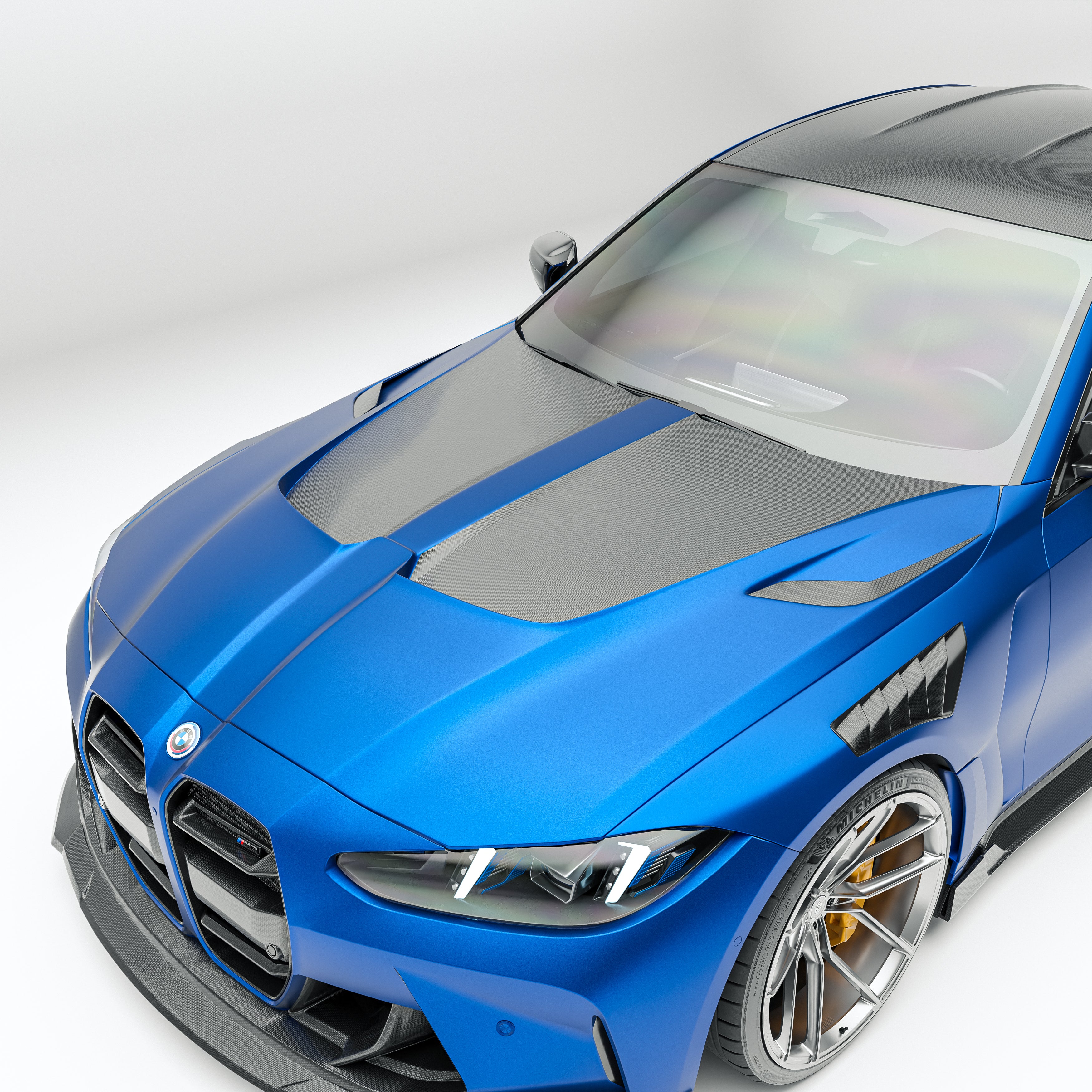 BMW M3 G80 Carbon Fiber Hood - Revozport