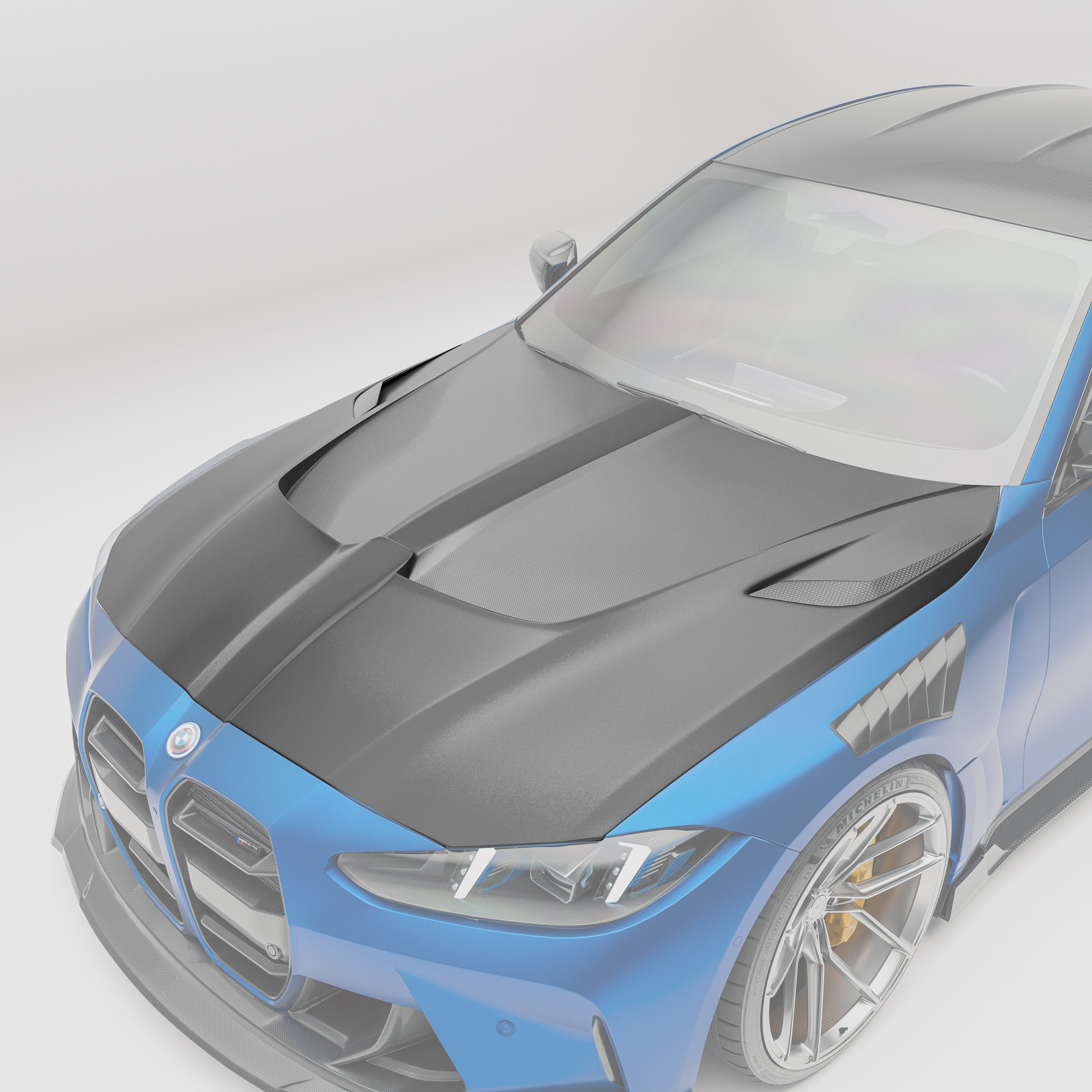 BMW M3 G80 Carbon Fiber Hood - Revozport