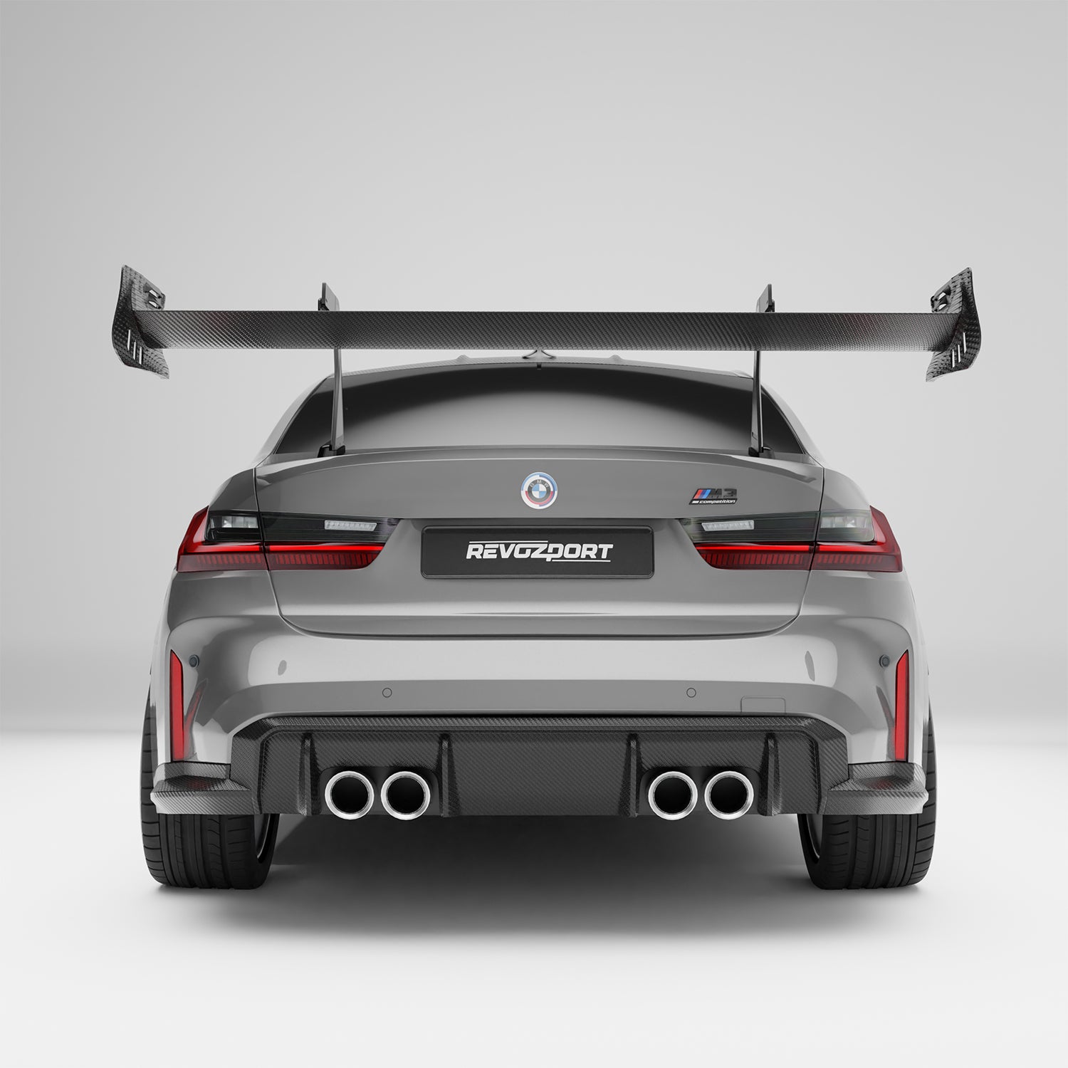 BMW M3 G80 Carbon Fiber OEM Replacement Diffuser - Revozport