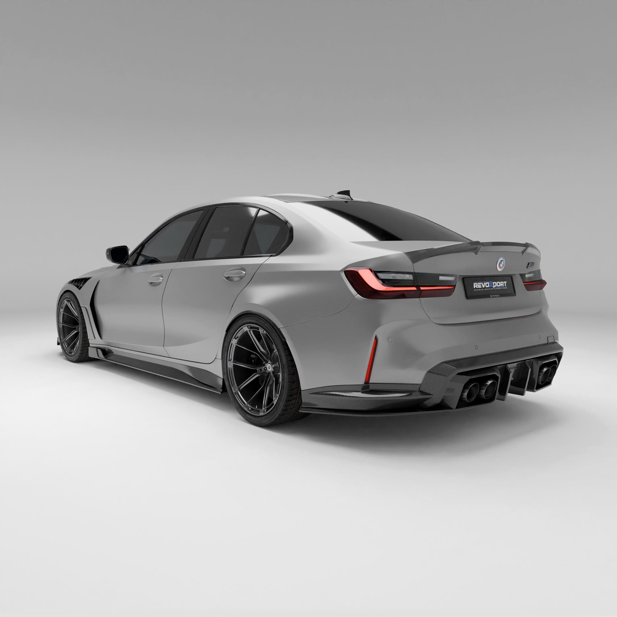BMW M3 G80 碳纤维后唇
