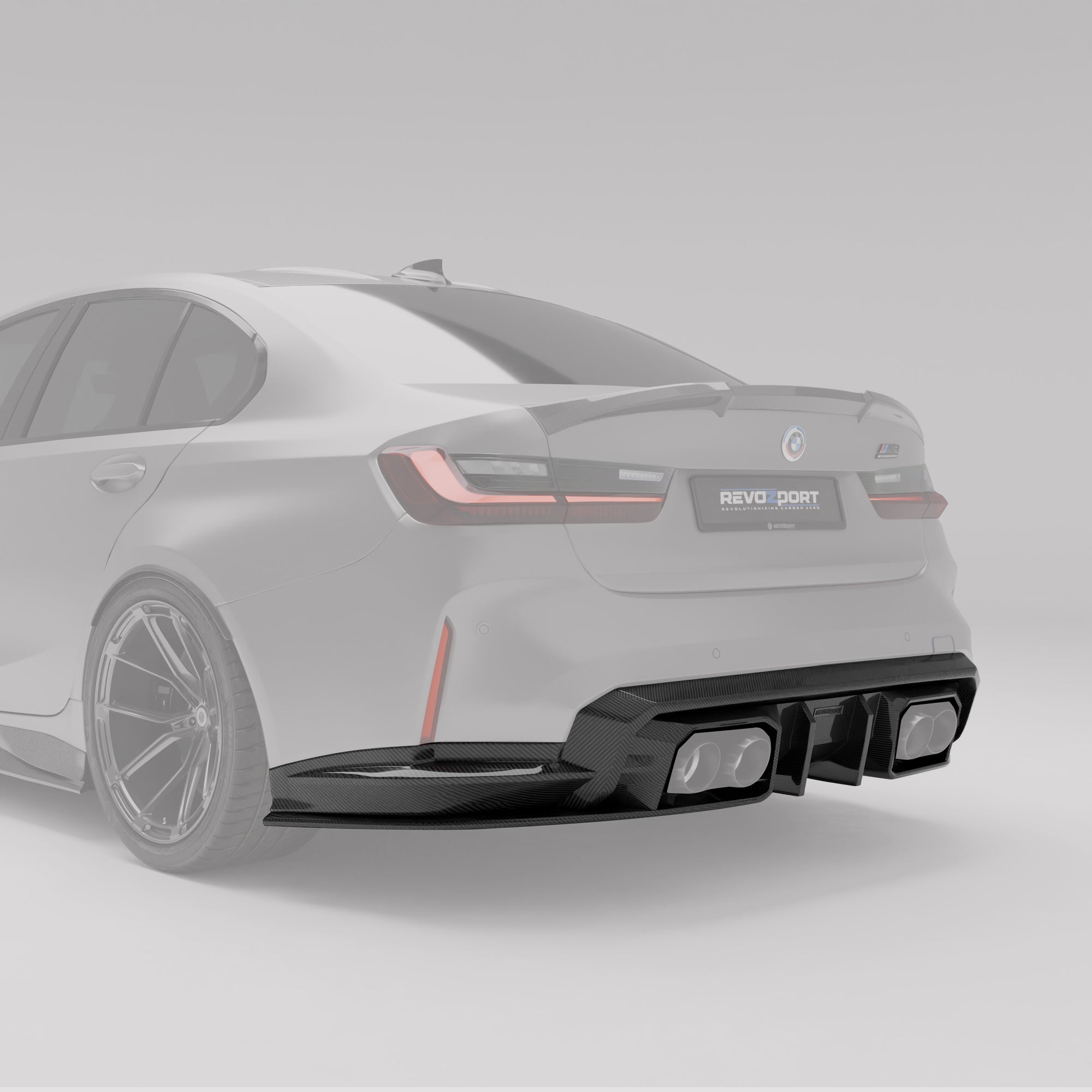 BMW M3 G80 碳纤维后唇