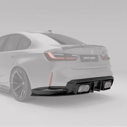 RevoZport BMW M3 G80 – دفيوزر خلفي، منظر تفصيلي