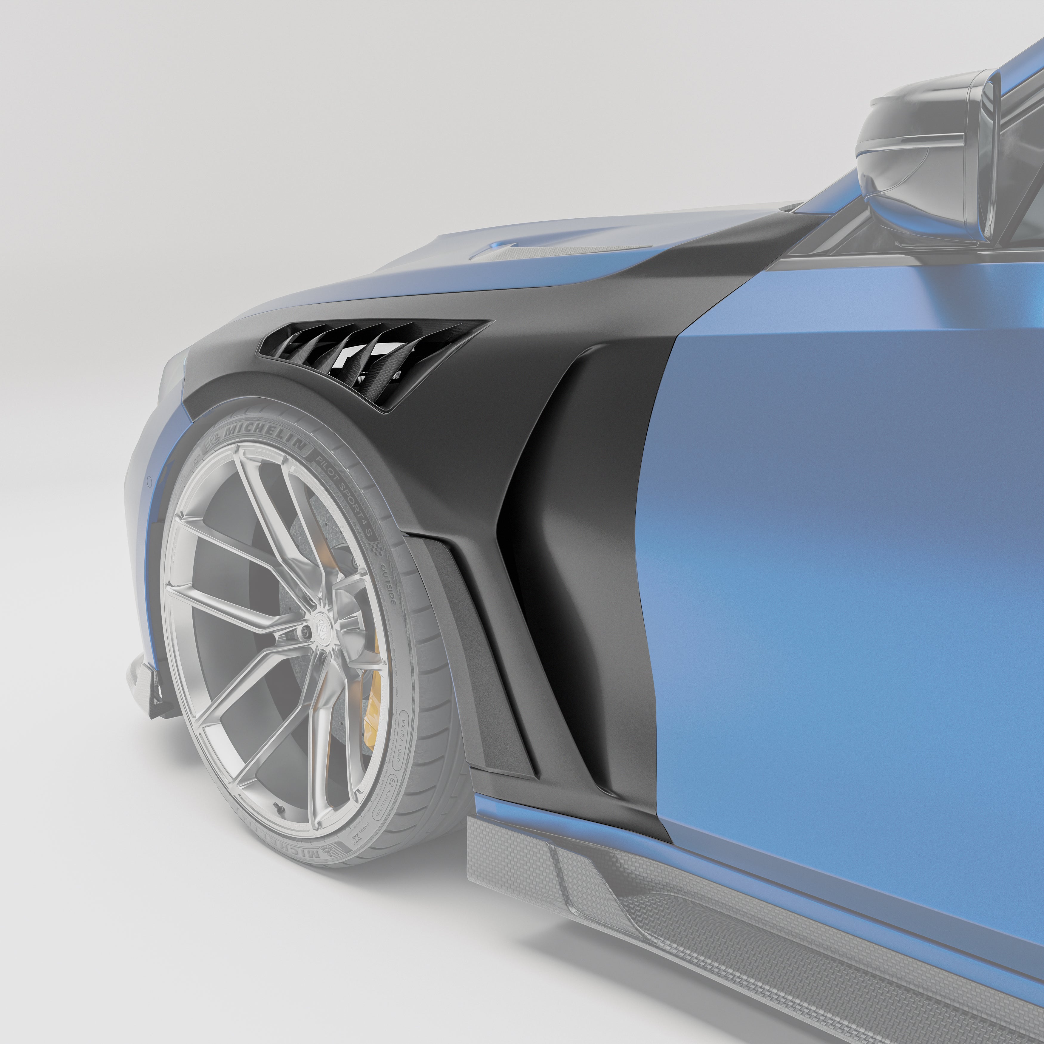 BMW M3 G80 Carbon Fiber Side Fenders - Revozport