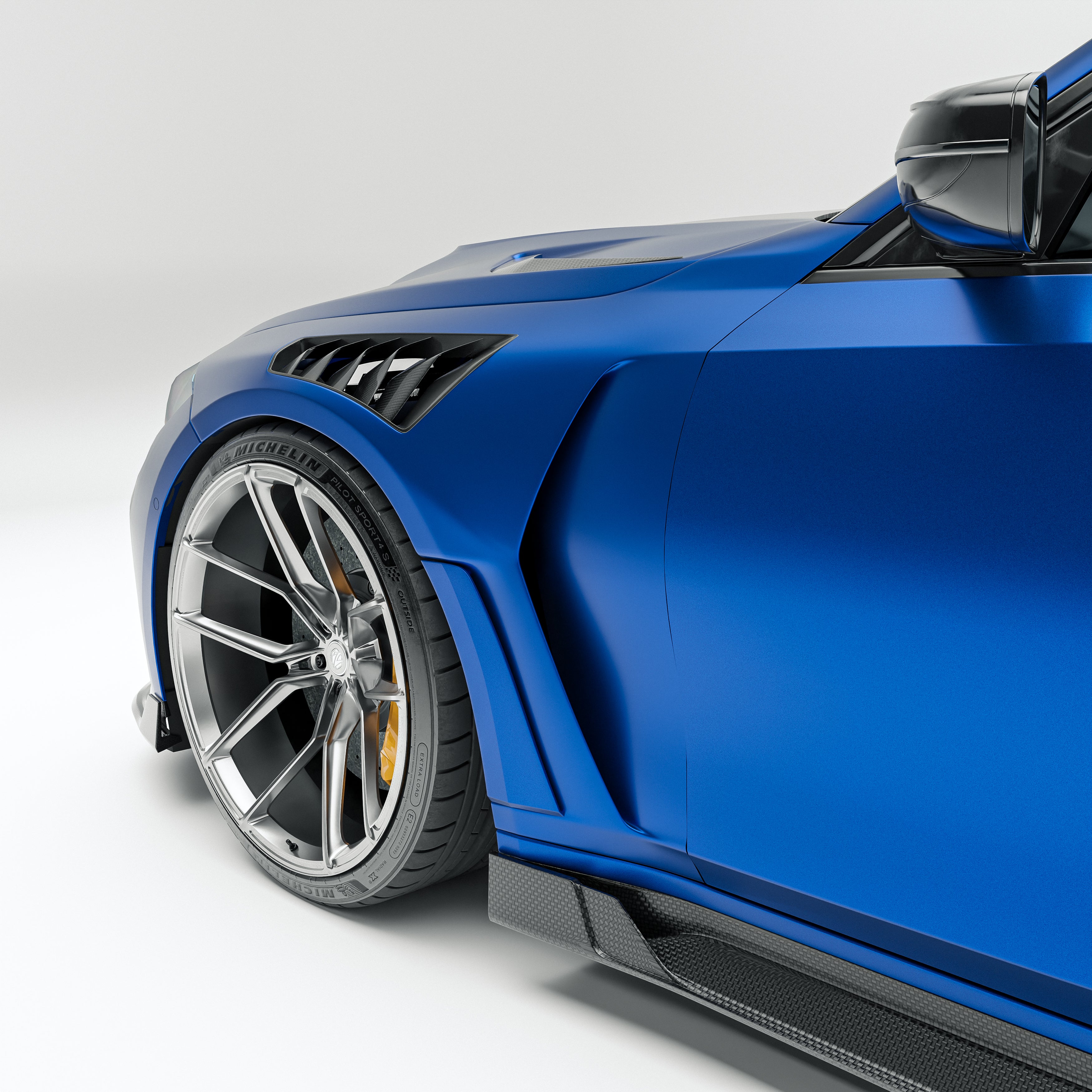 BMW M3 G80 Carbon Fiber Side Fenders - Revozport
