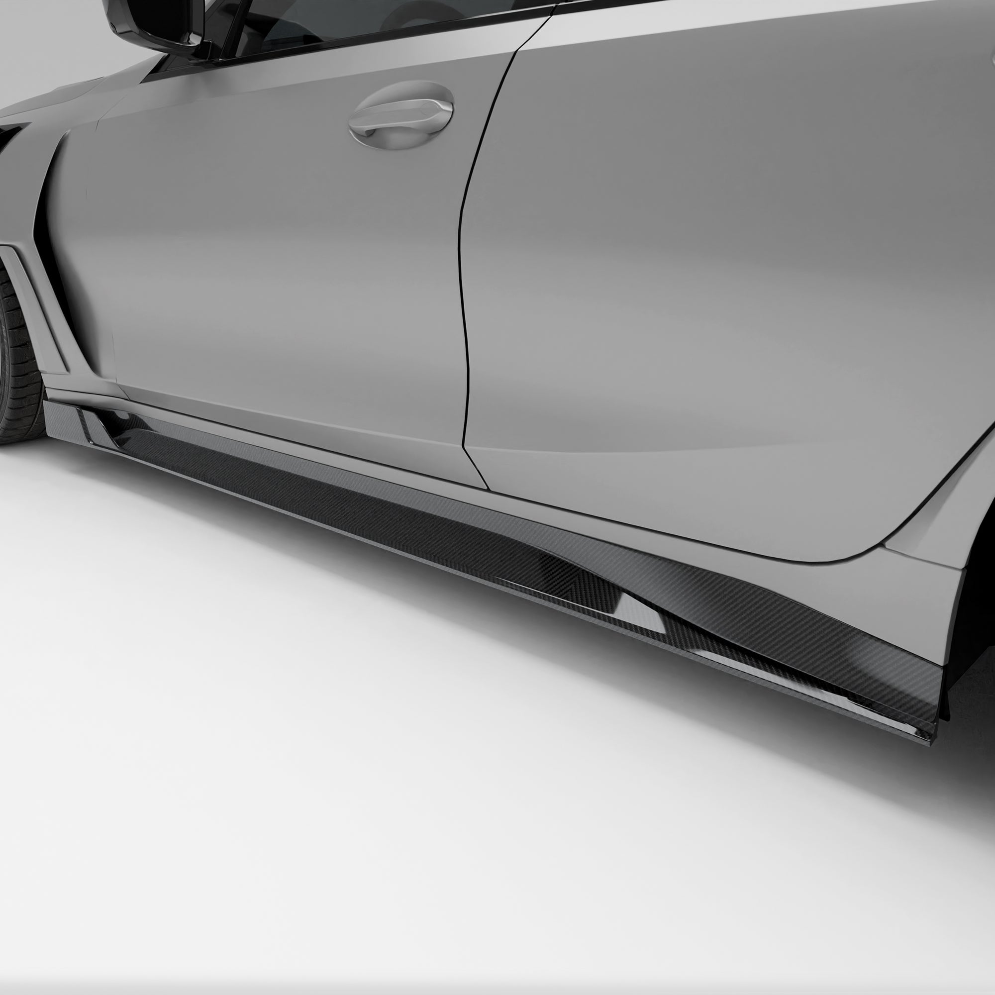 BMW M3 G80 Carbon Fiber Side Skirts - Revozport