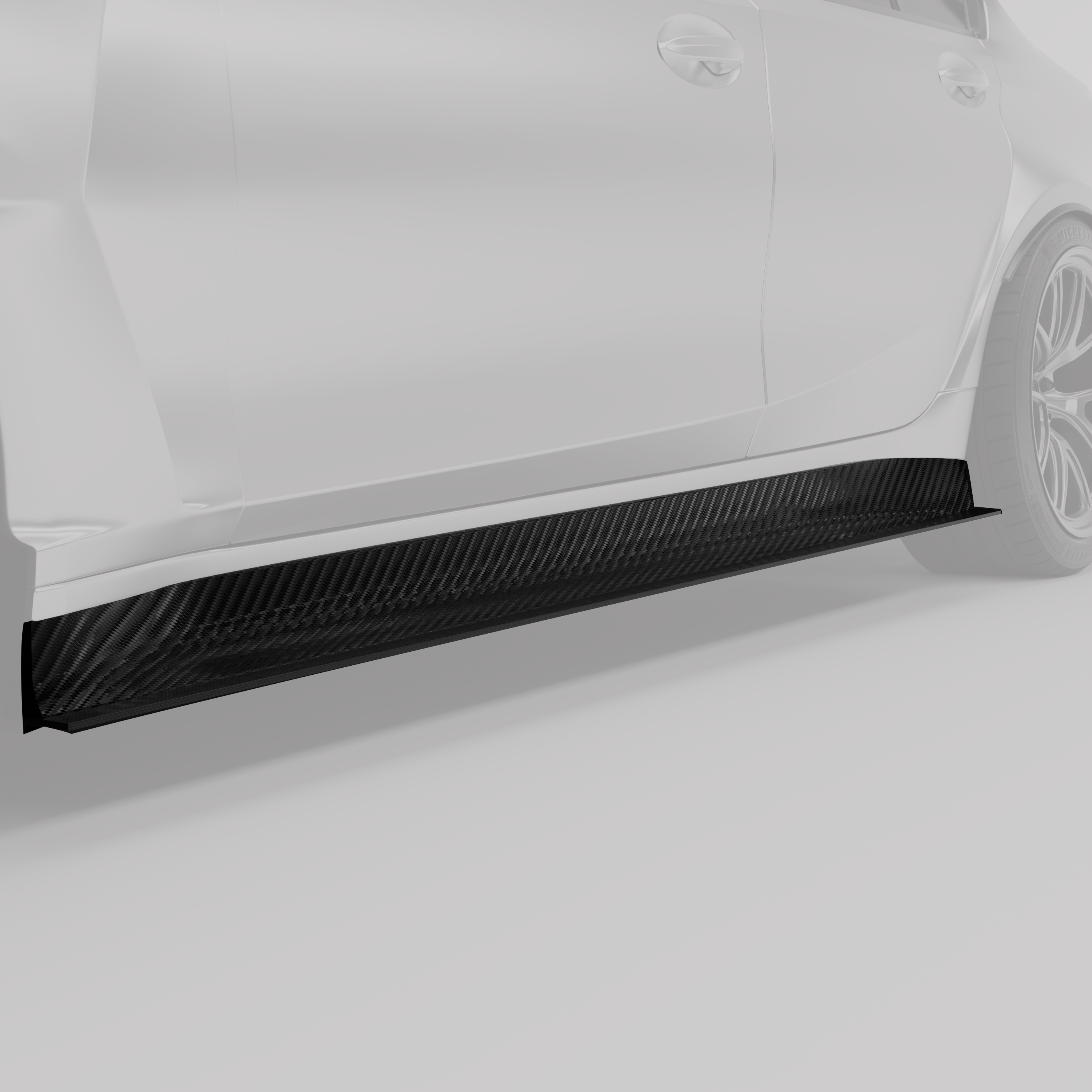 BMW M3 G80 Carbon Fiber Side Skirts - Revozport
